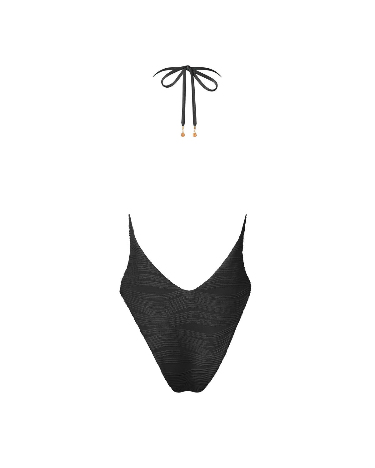 Orta Plunge Swimsuit Black