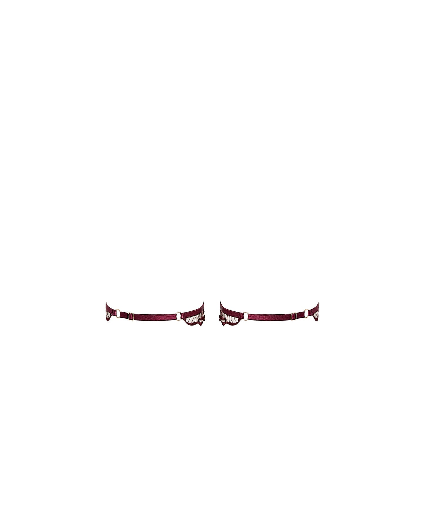 Marabel Detachable Thigh Garter Cherry