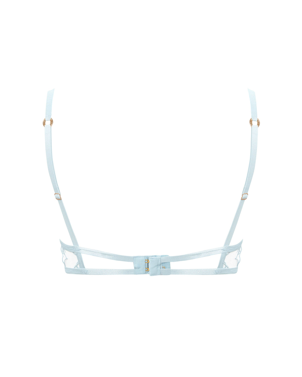Valentina Heart Balcony Bra Ice Water Blue