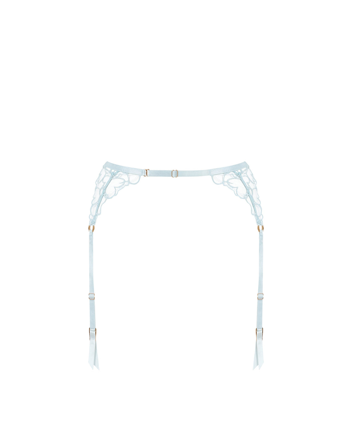 Valentina Garter Belt Ice Water Blue