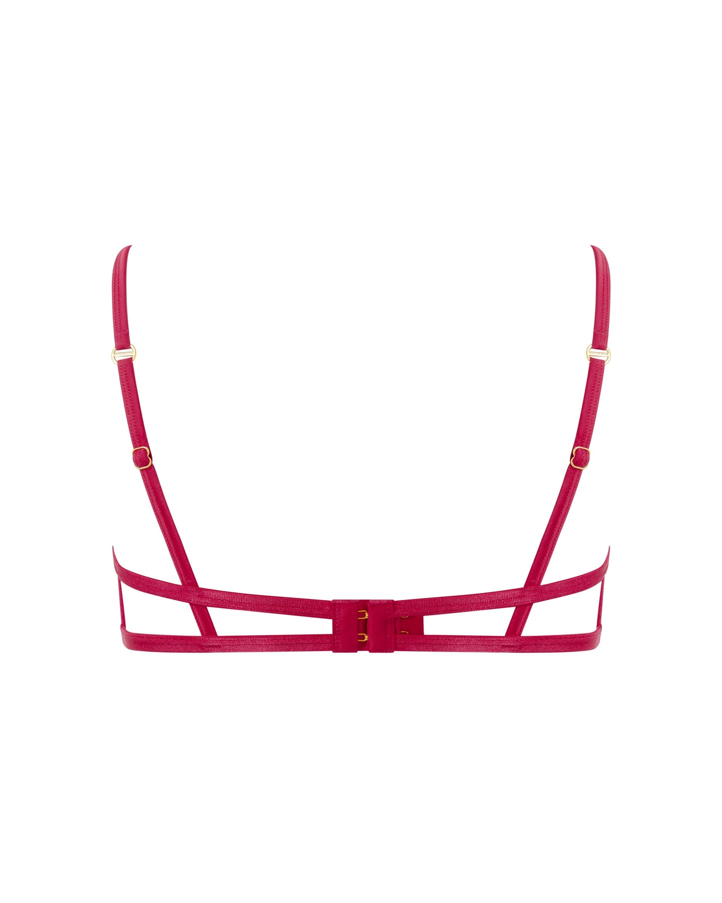 Gia Open Heart Bra Pink
