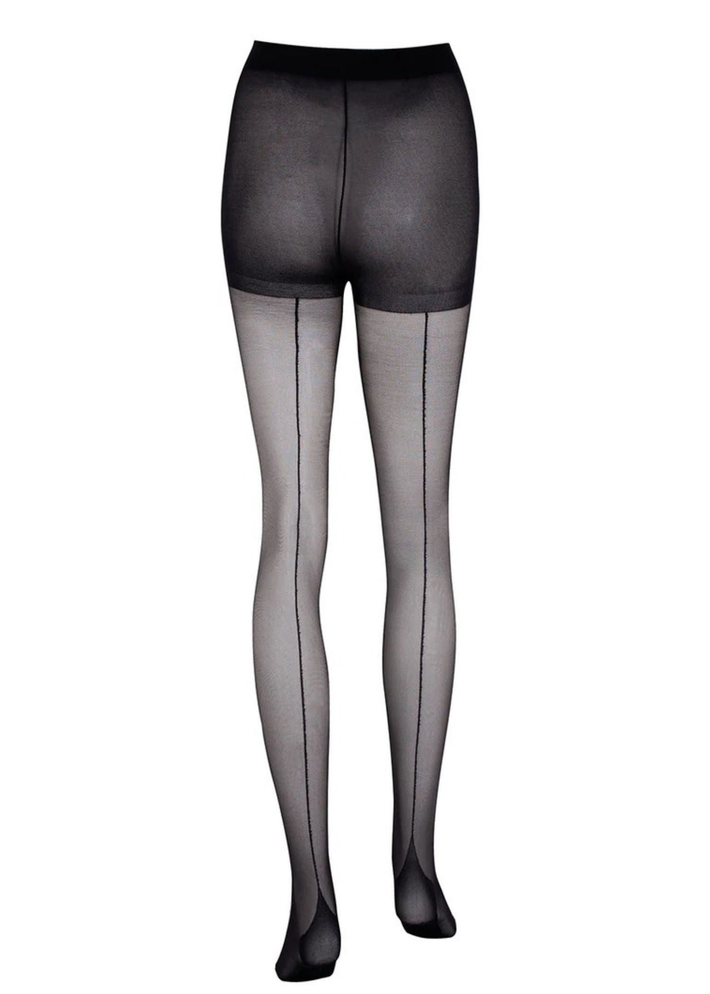 BLUEBELLA Back Seam Tights (Black)