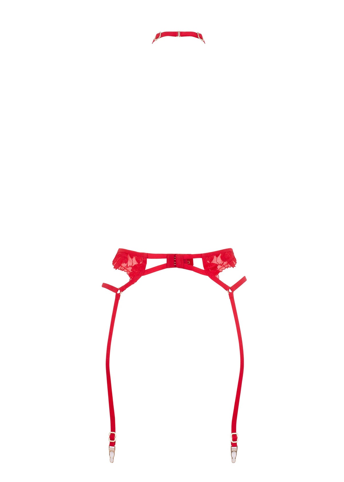 BLUEBELLA Colette Suspender Harness (Red)