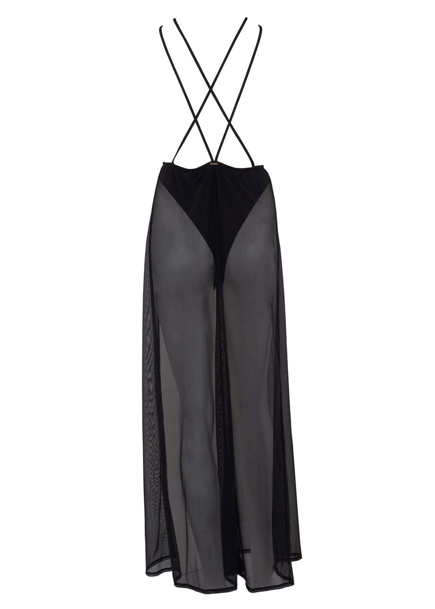 BLUEBELLA Paloma Long Chemise (Black)