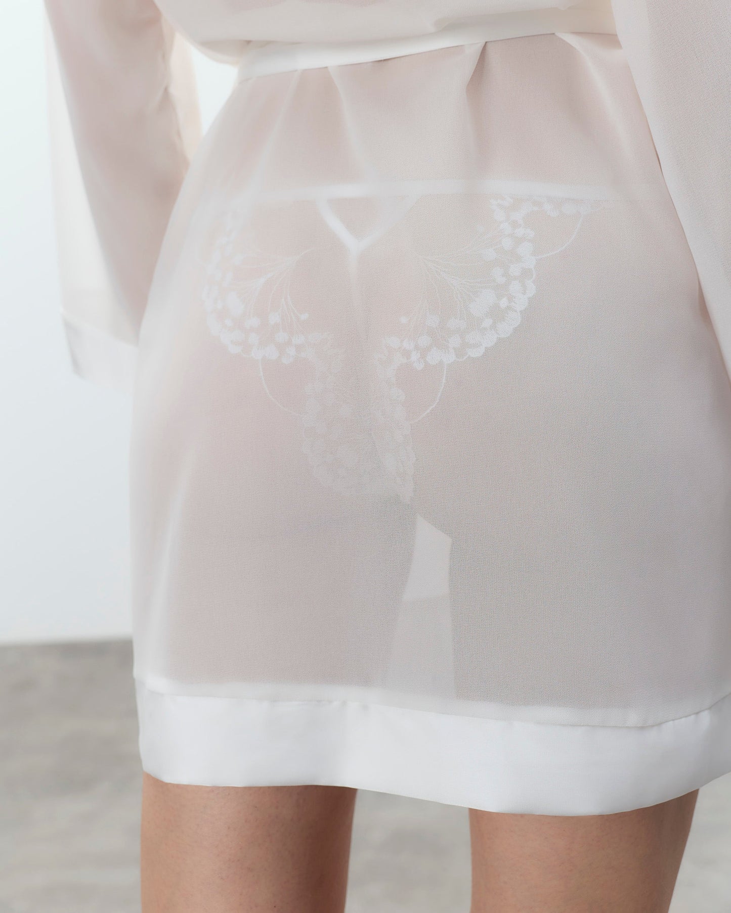  Chiffon Kimono Ivory