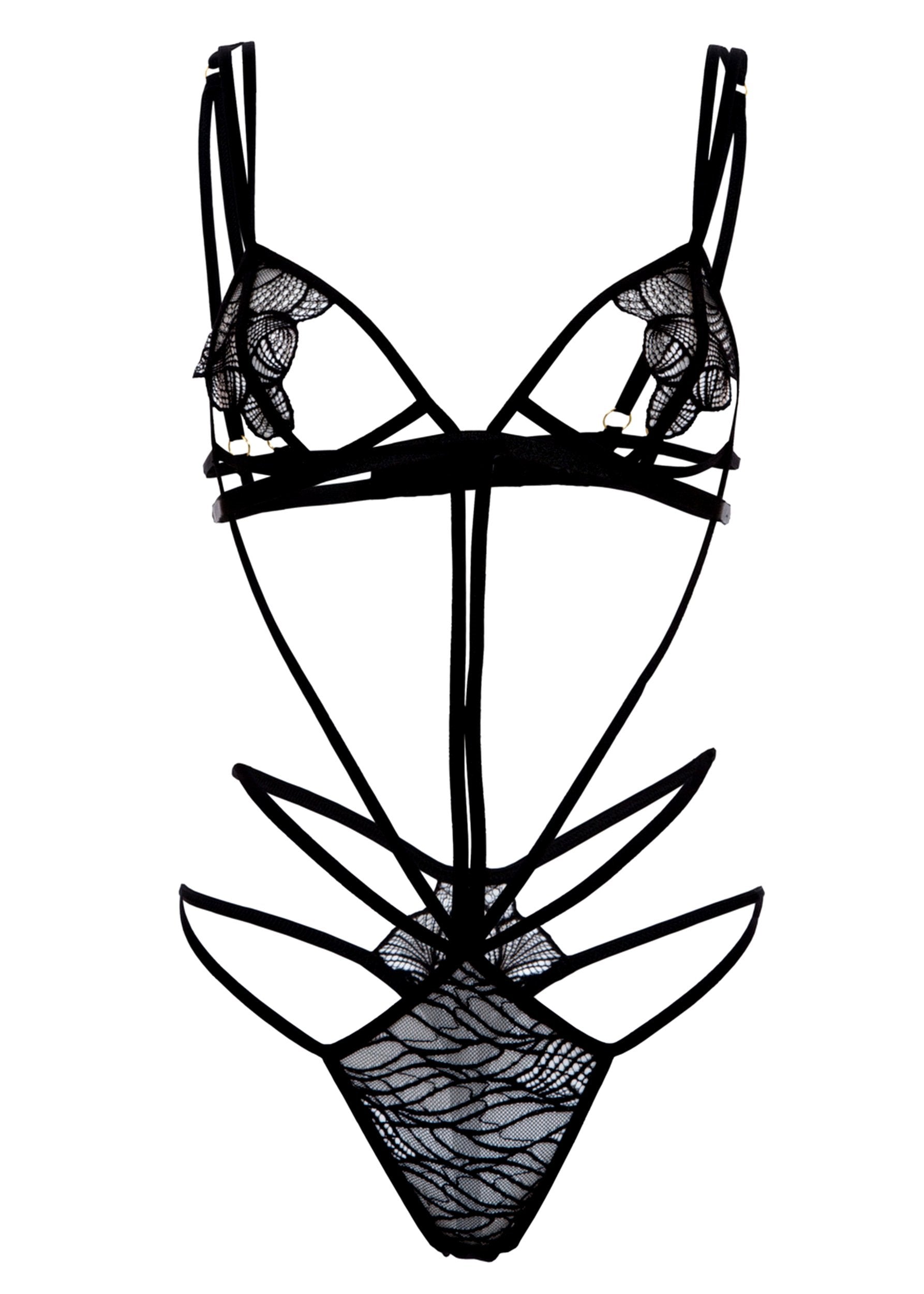 BLUEBELLA Emerson (Black) Strappy Body