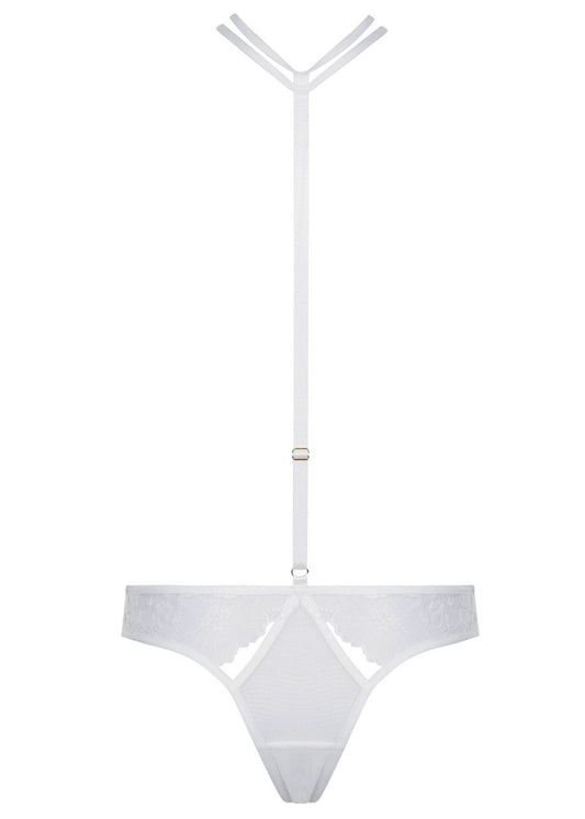 BLUEBELLA Emerson (Ivory) Lace And Mesh Harness Brief