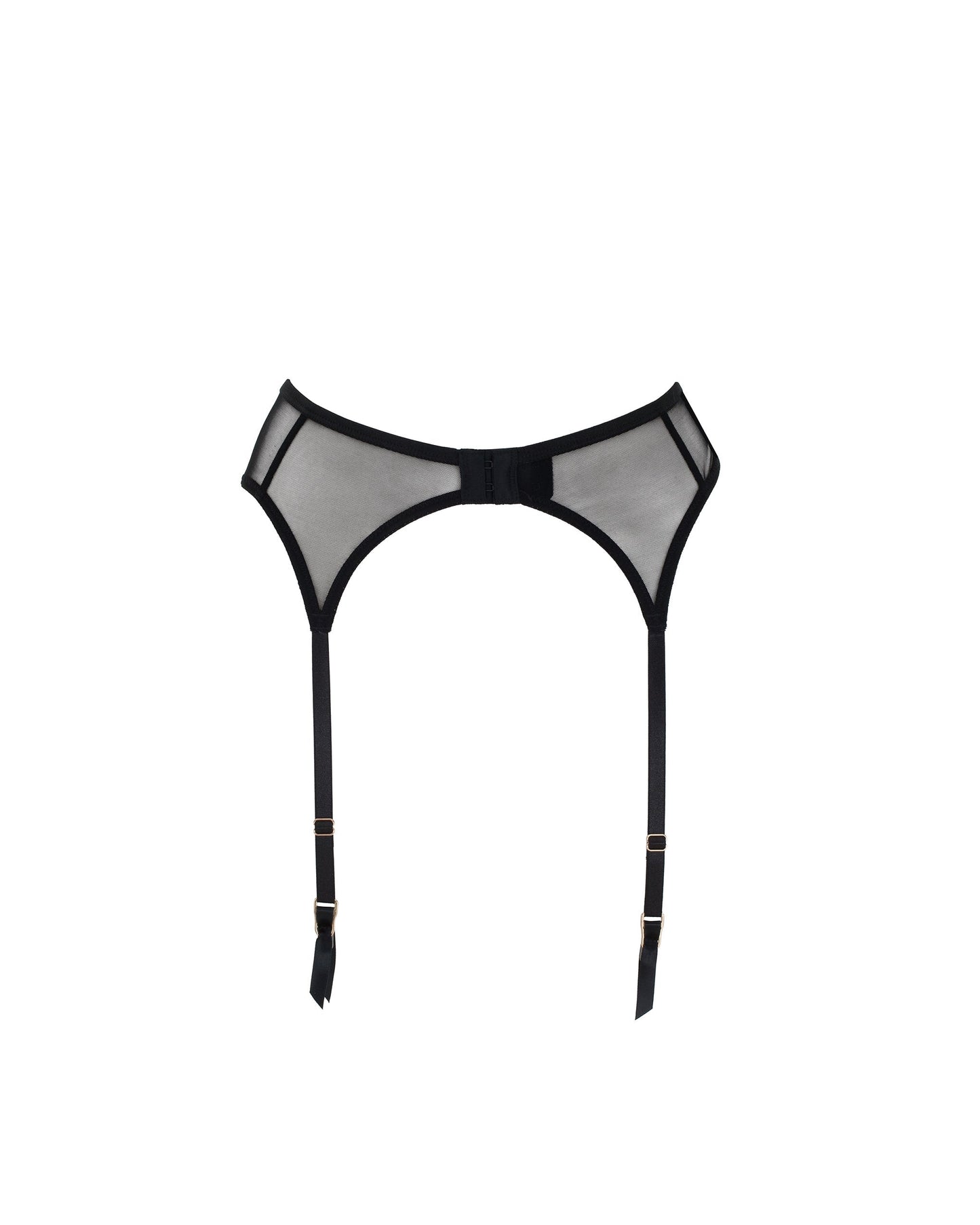  Marseille Black Lace Garter Belt