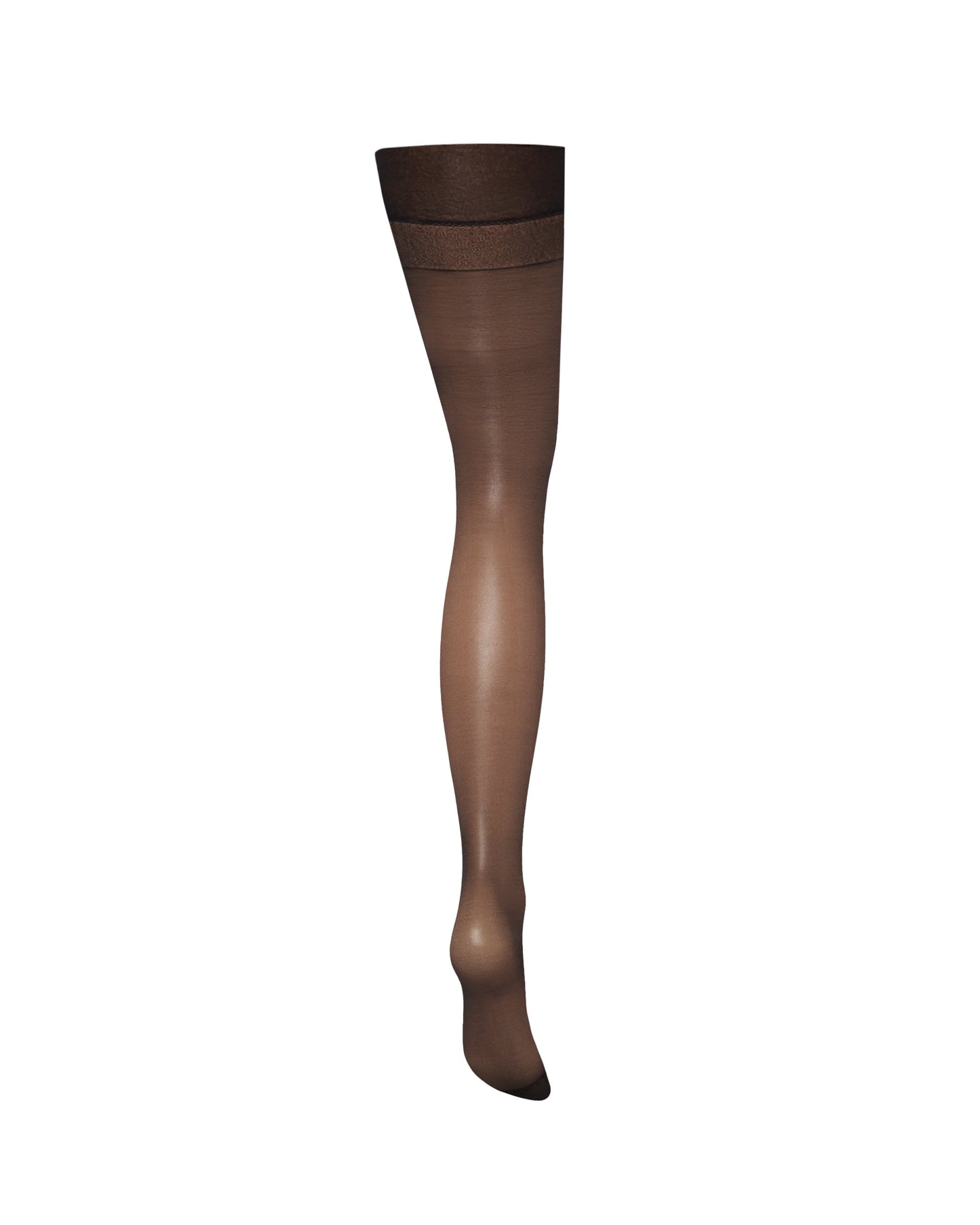  Plain Leg/Plain Top Stockings Black