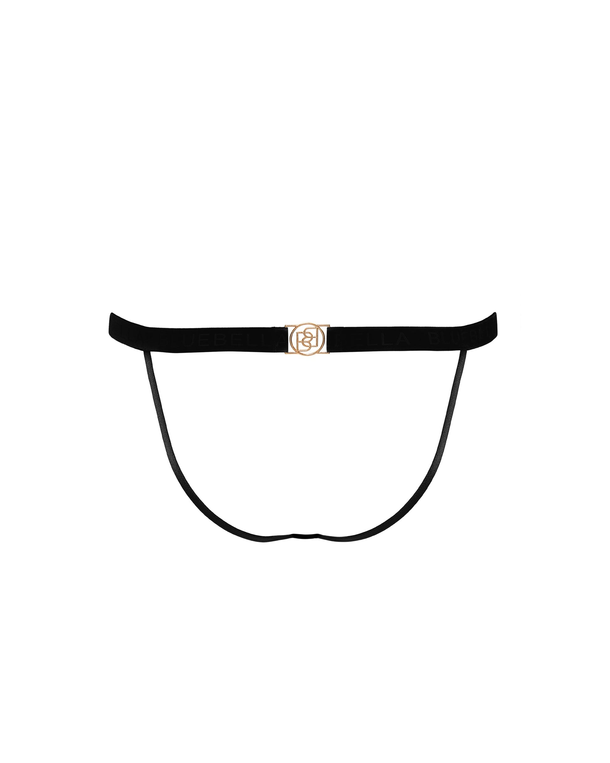  Thalia Open-Back Panty Black