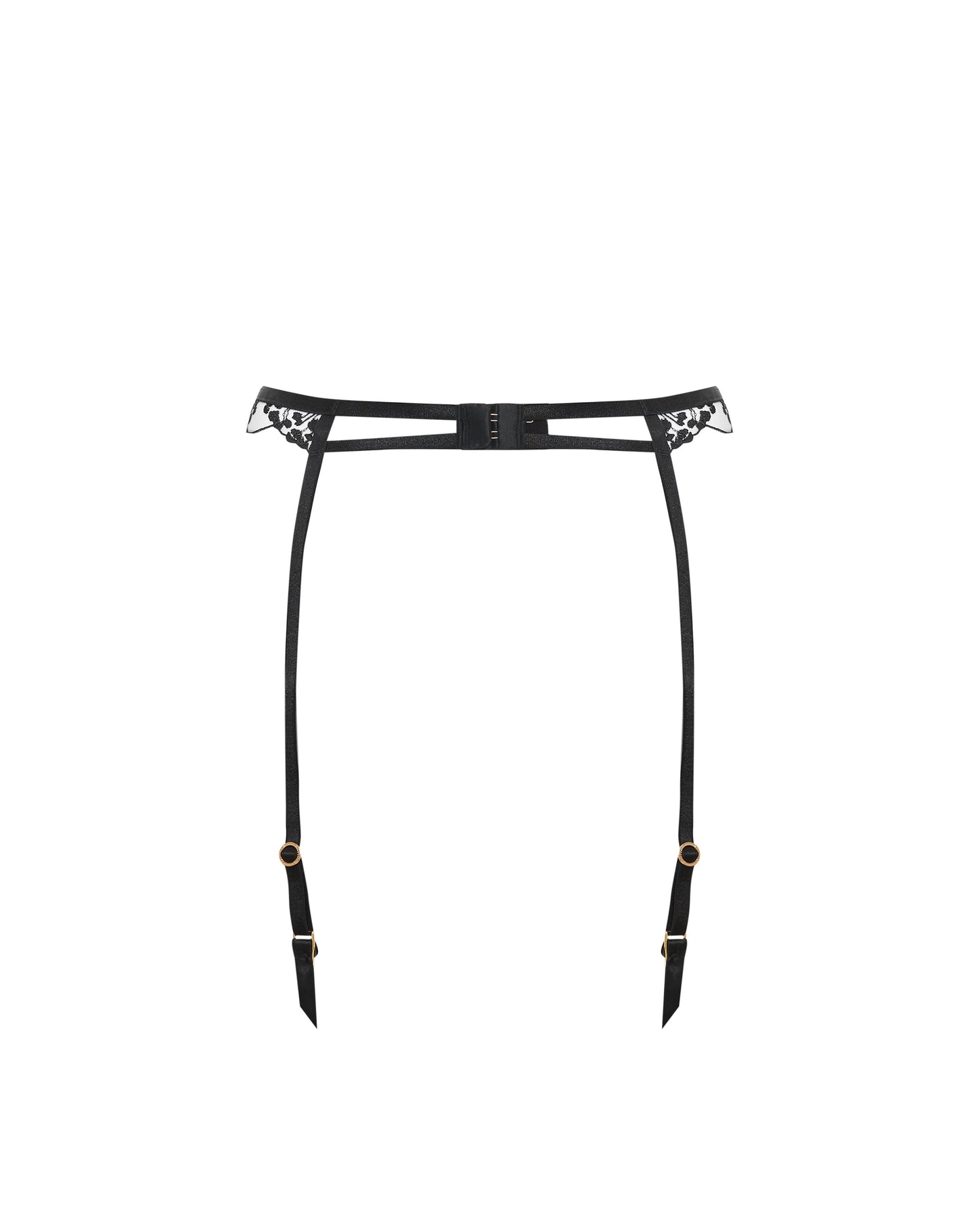  Marisa Garter Belt Black/Sheer