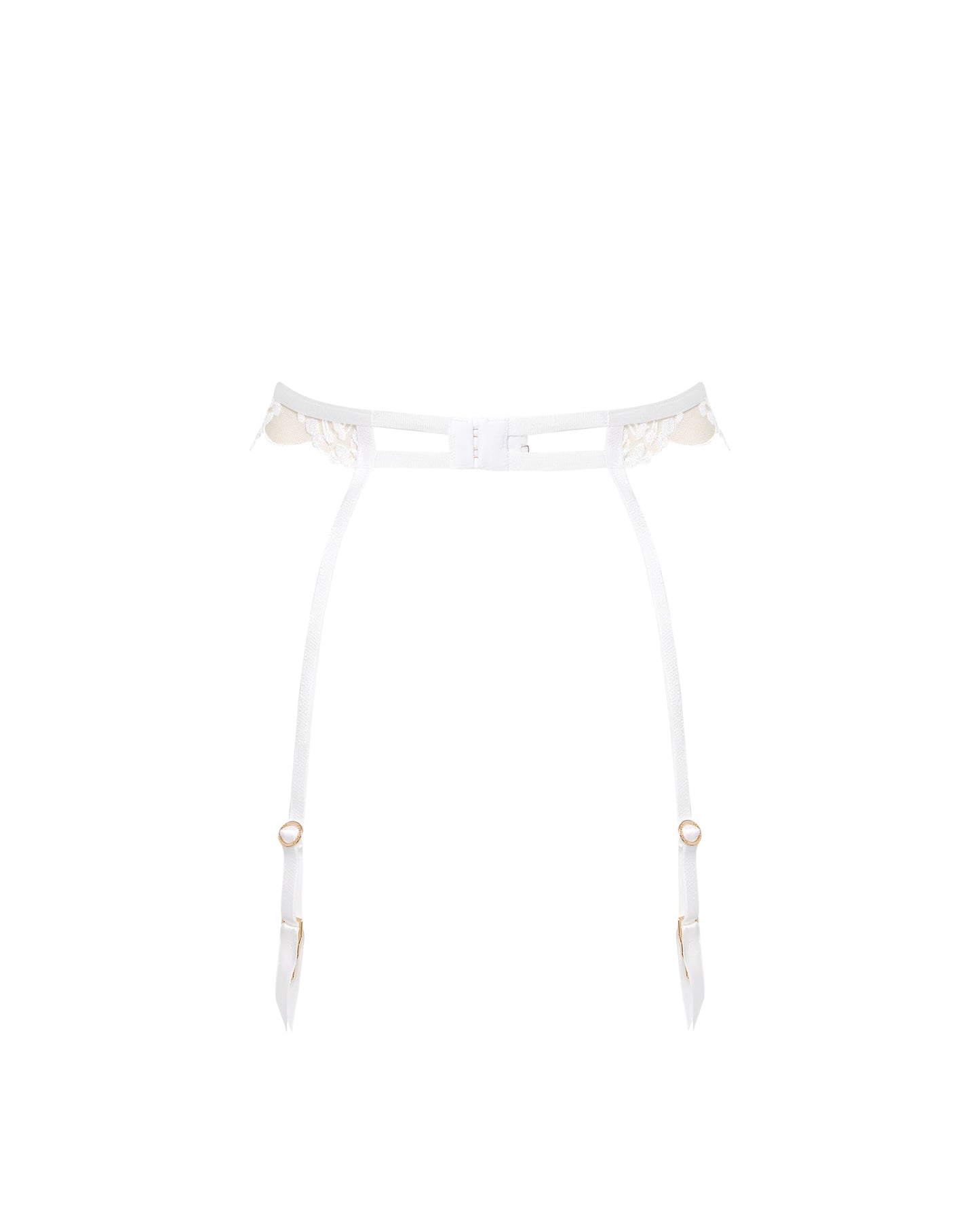  Marisa Garter Belt White/Sheer