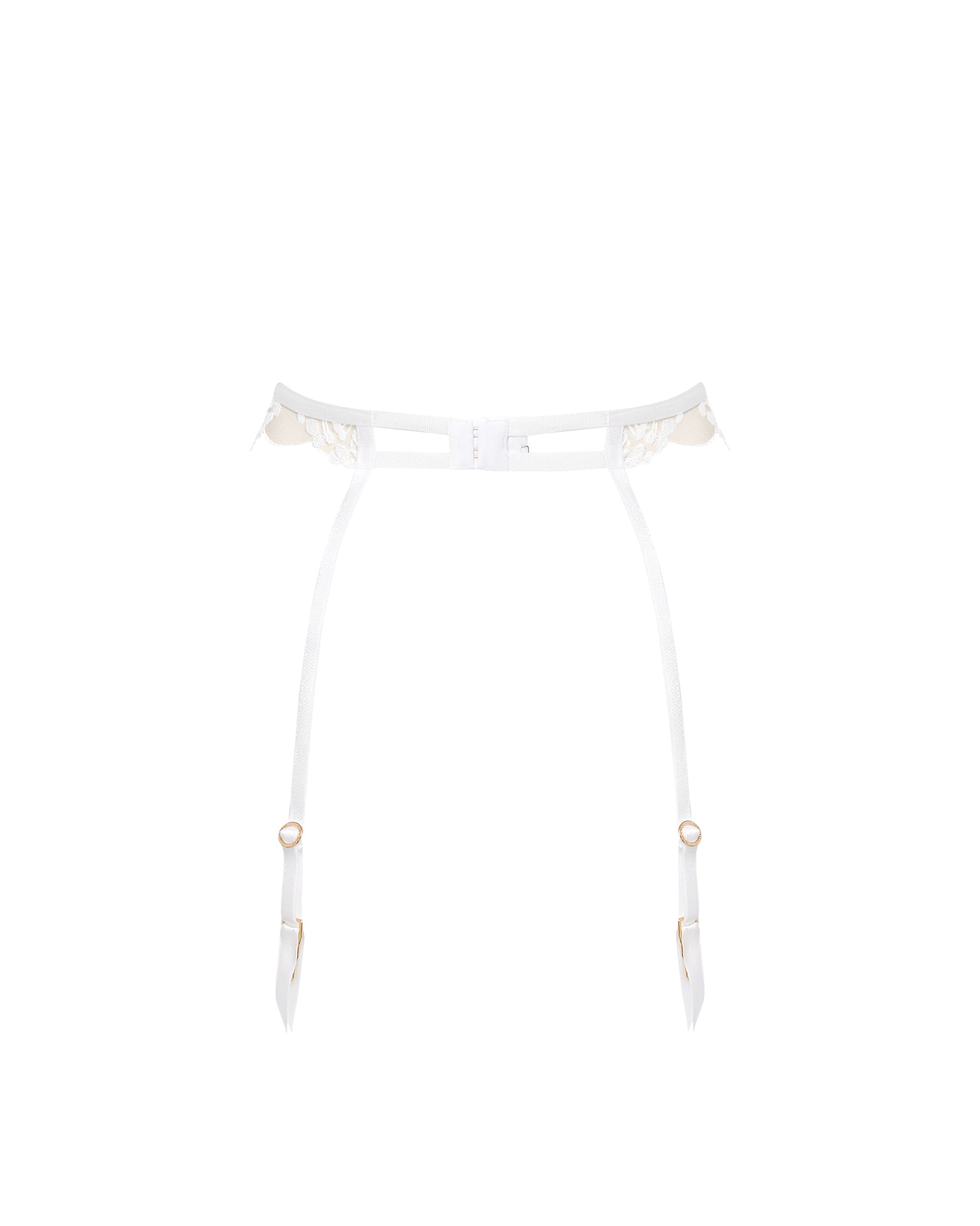 Marisa Garter Belt White/Sheer