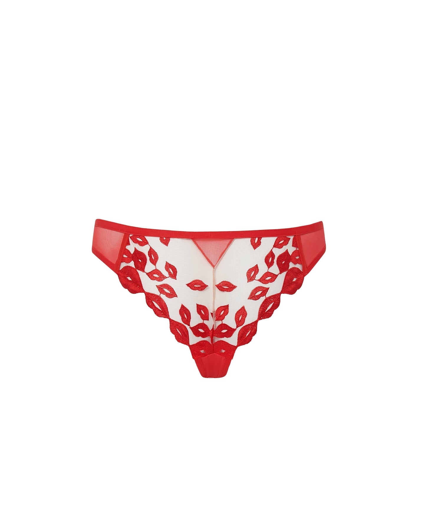  Marian Panty Red/Sheer