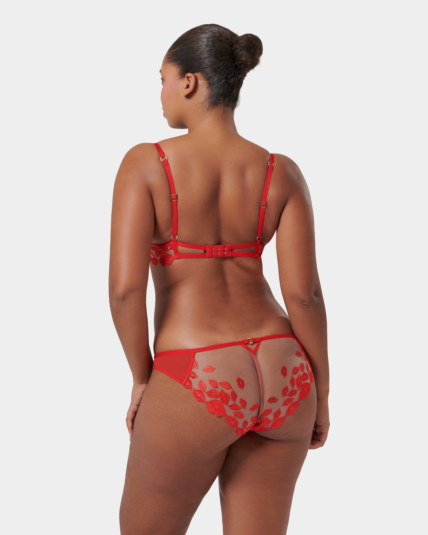  Marian Panty Red/Sheer