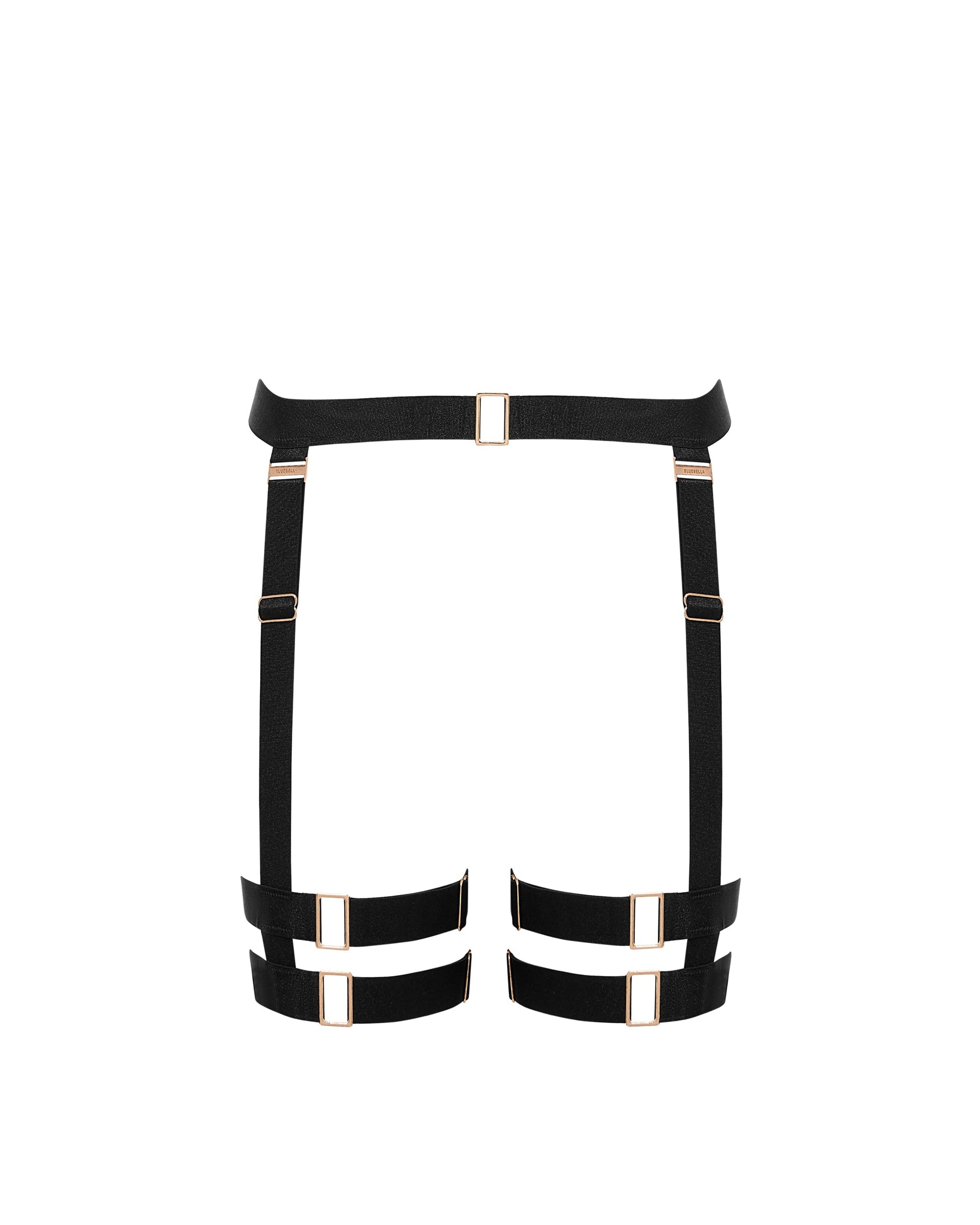  Trinity Thigh Harness Black