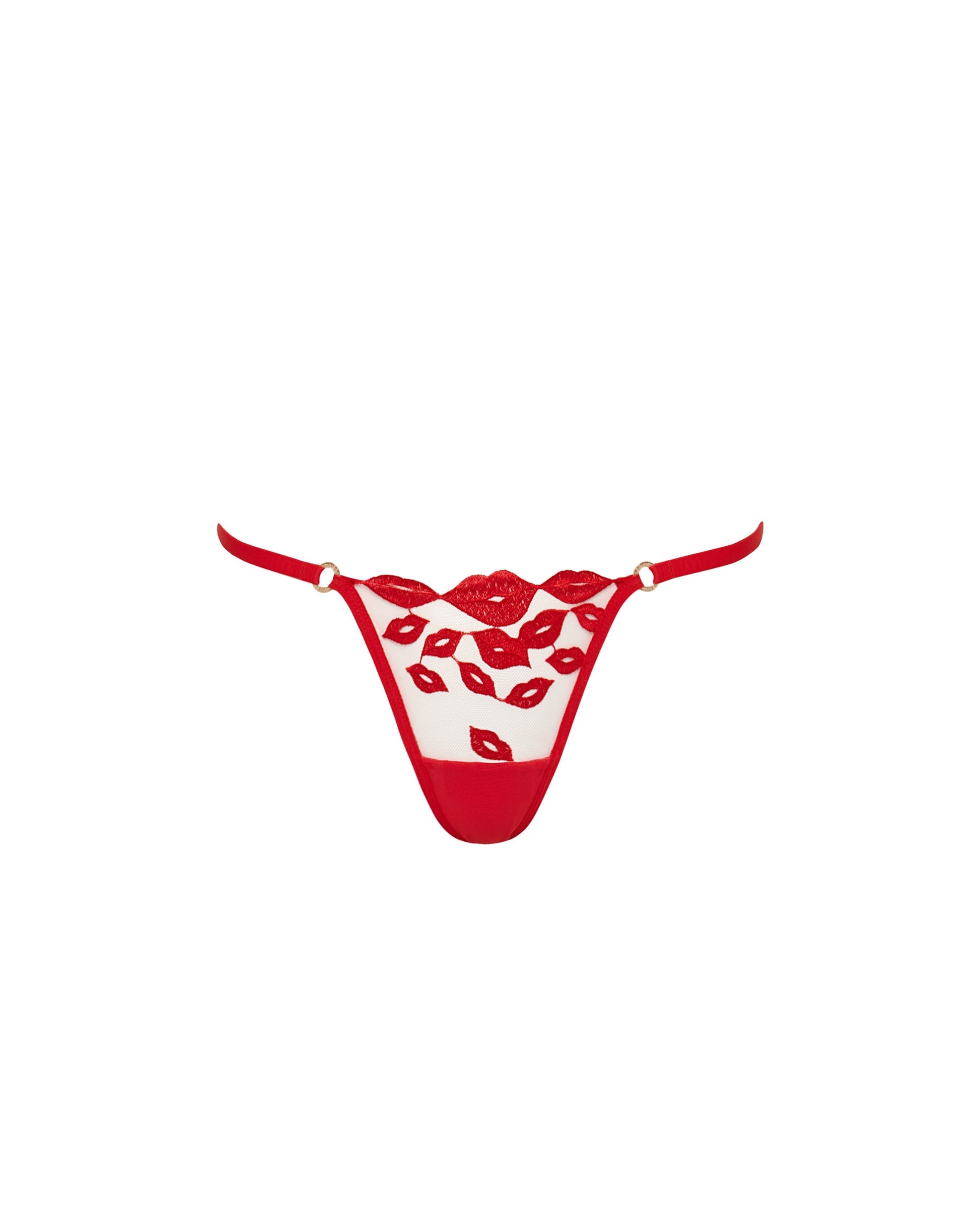  Marian Thong Red/Sheer