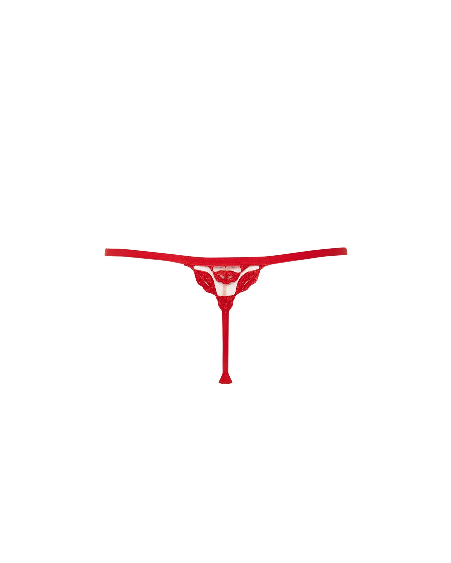  Marian Thong Red/Sheer
