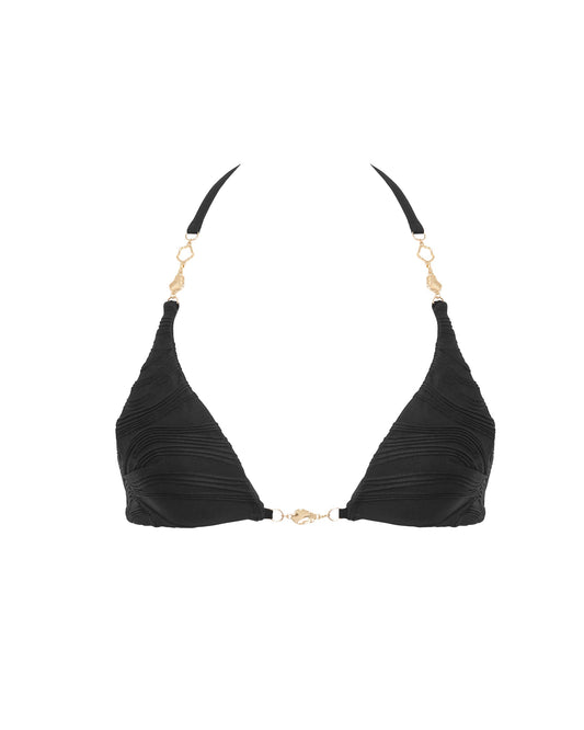  Orta Triangle Bikini Top Black