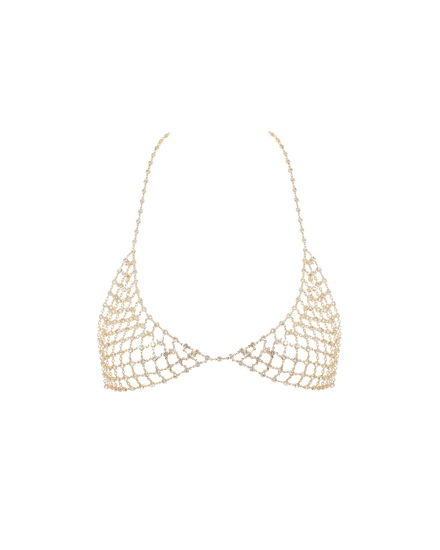  Marli Diamond Lattice Bra Gold