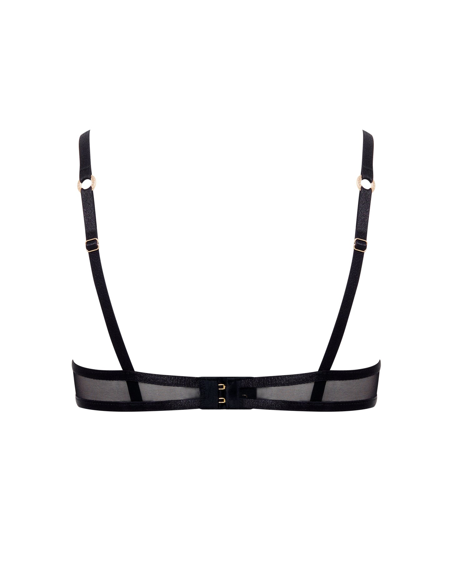  Naomi Sheer Mesh Bra Black
