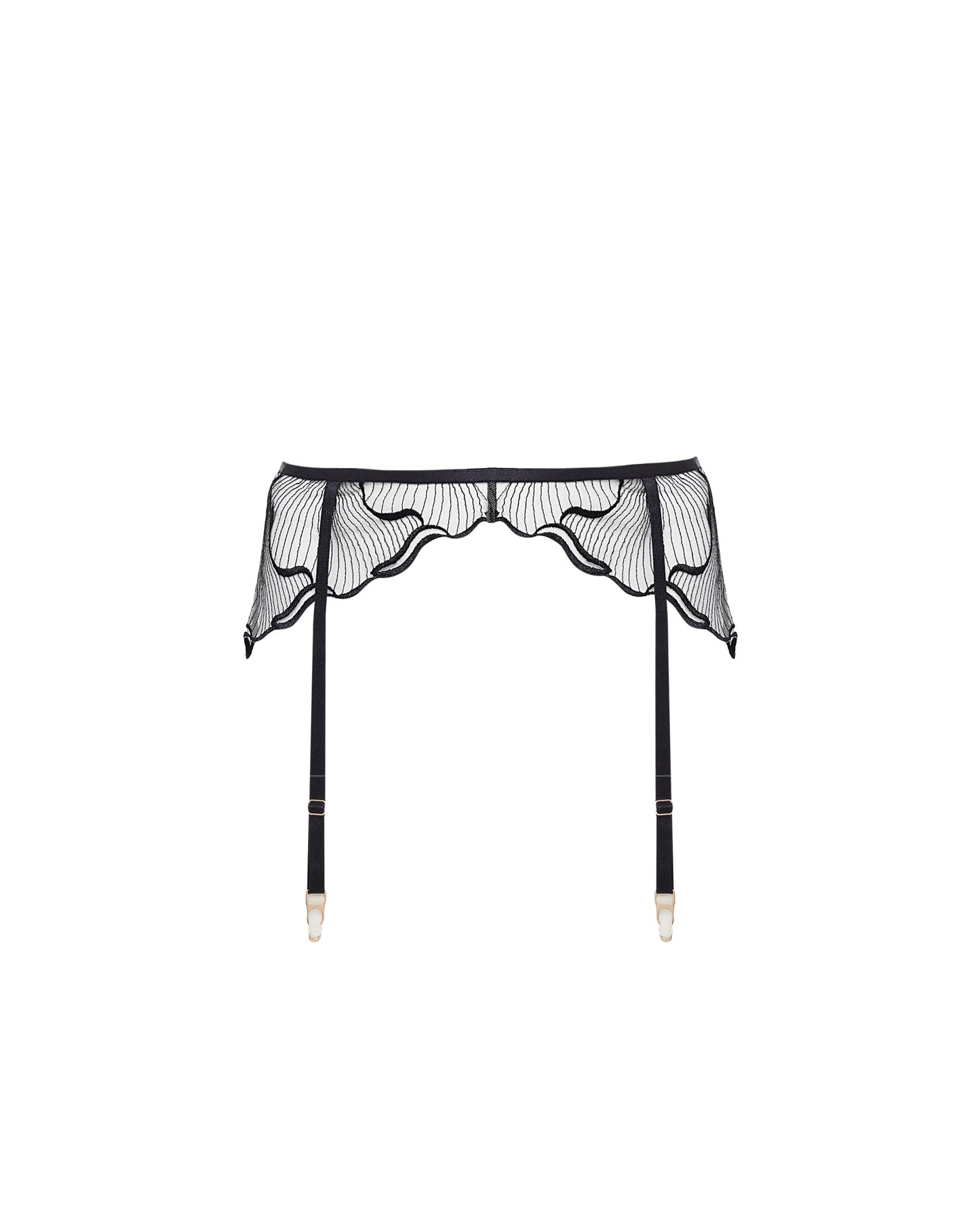  Marabel Garter Belt Black/Sheer