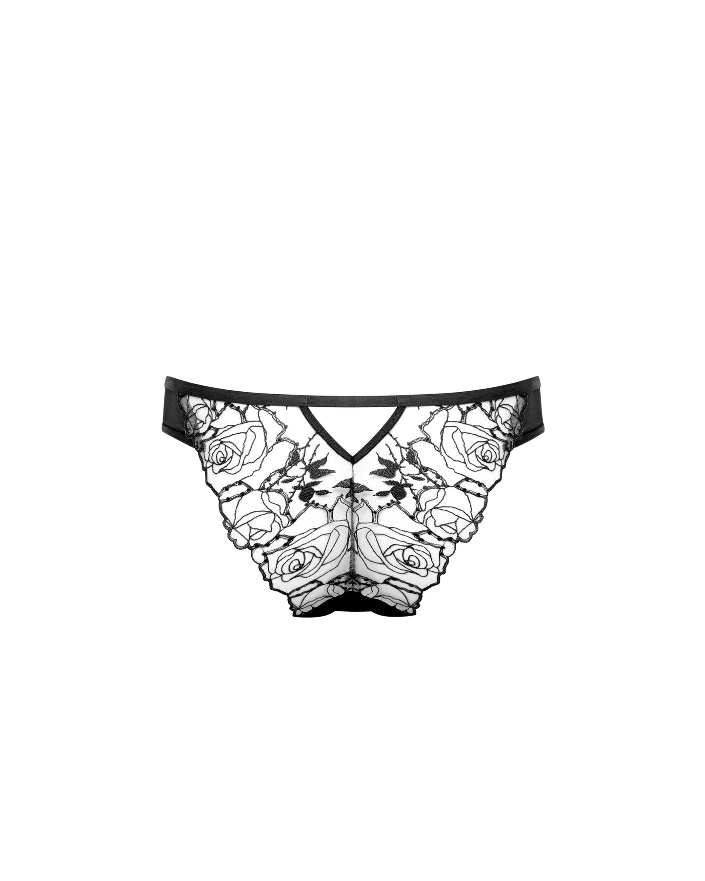  Rosalie Panties Black/Sheer