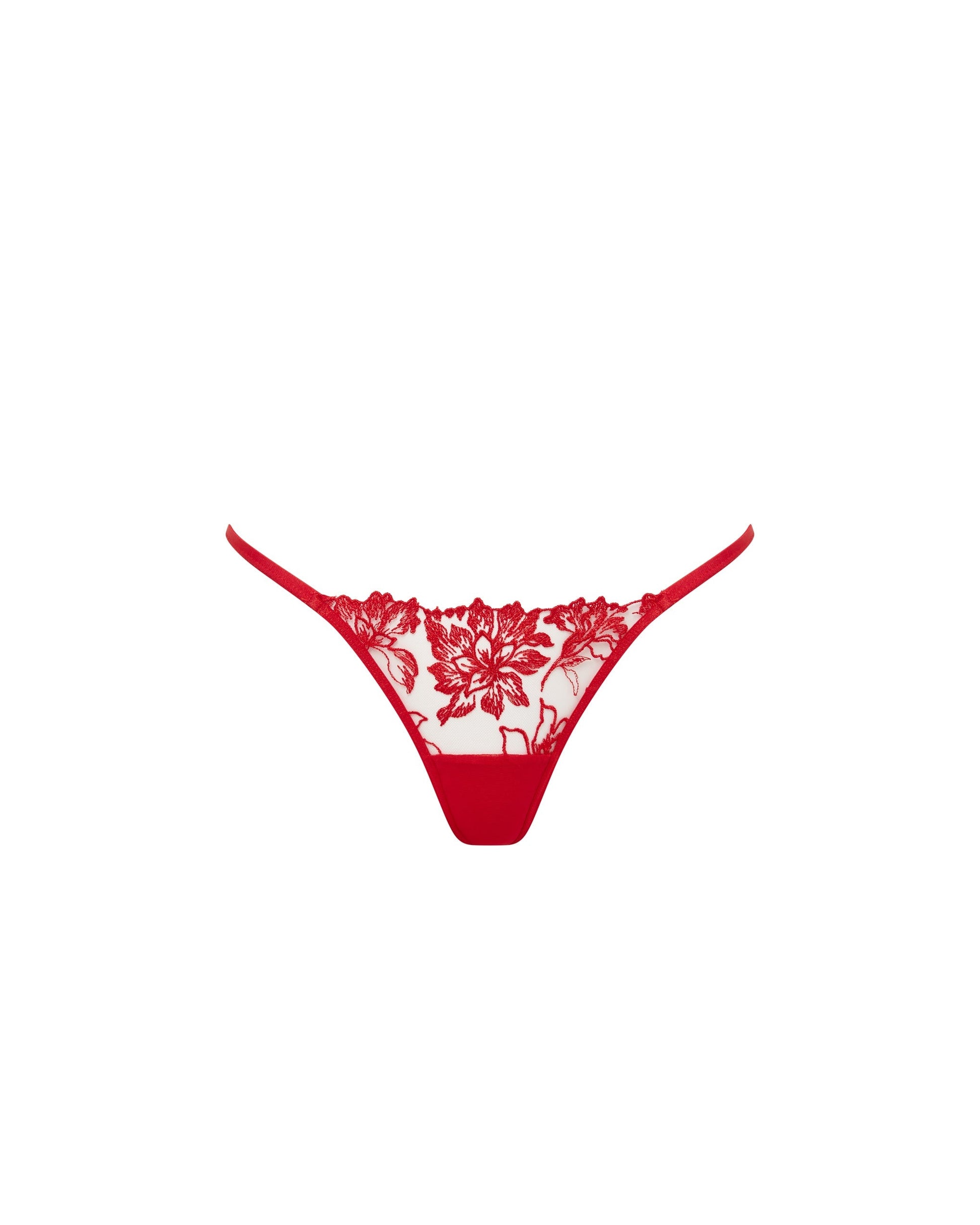  Samara Thong Red/Sheer