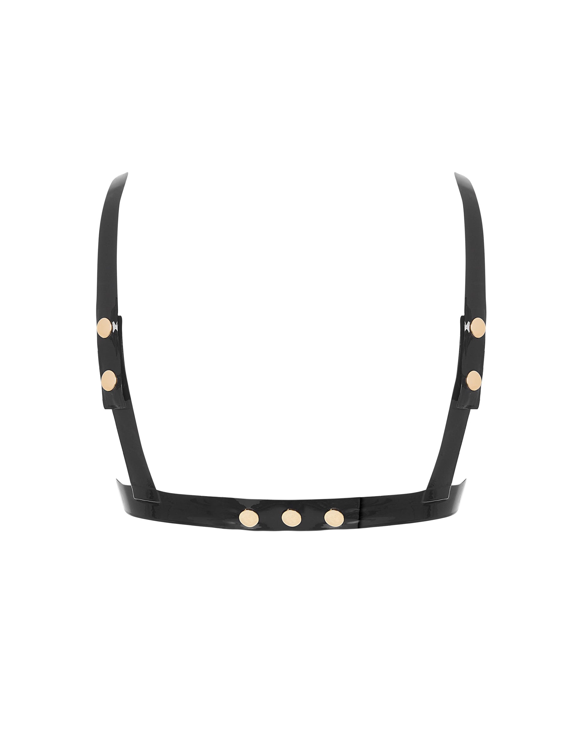  Latex Bra Black