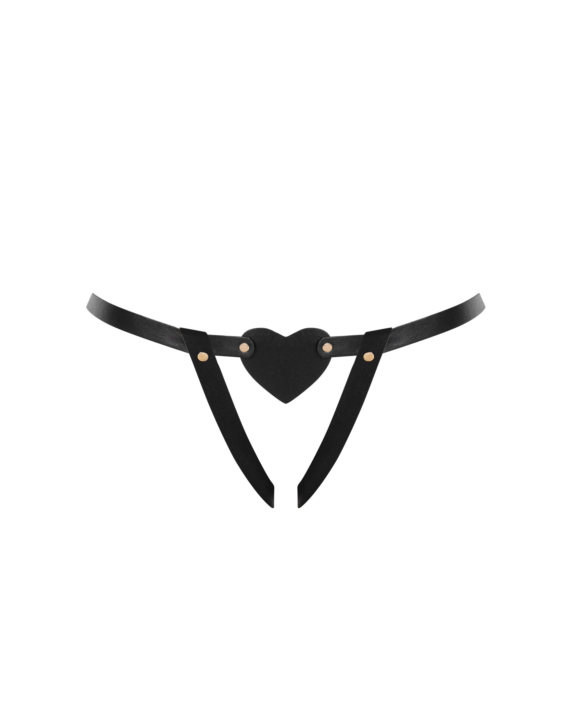  Salome Open Panty Black