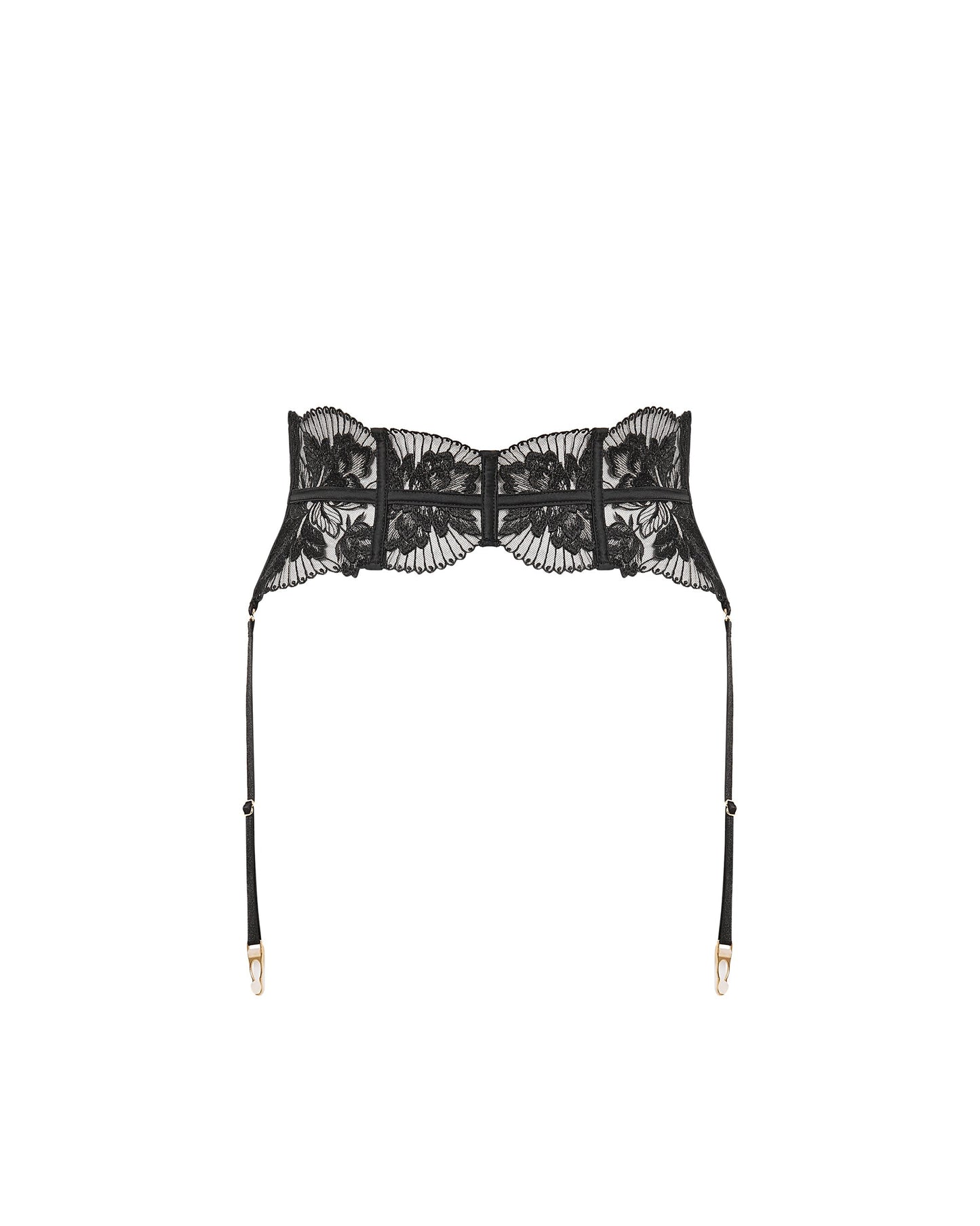  Gabriella Waspie Suspender (with Detachable Suspenders) Black