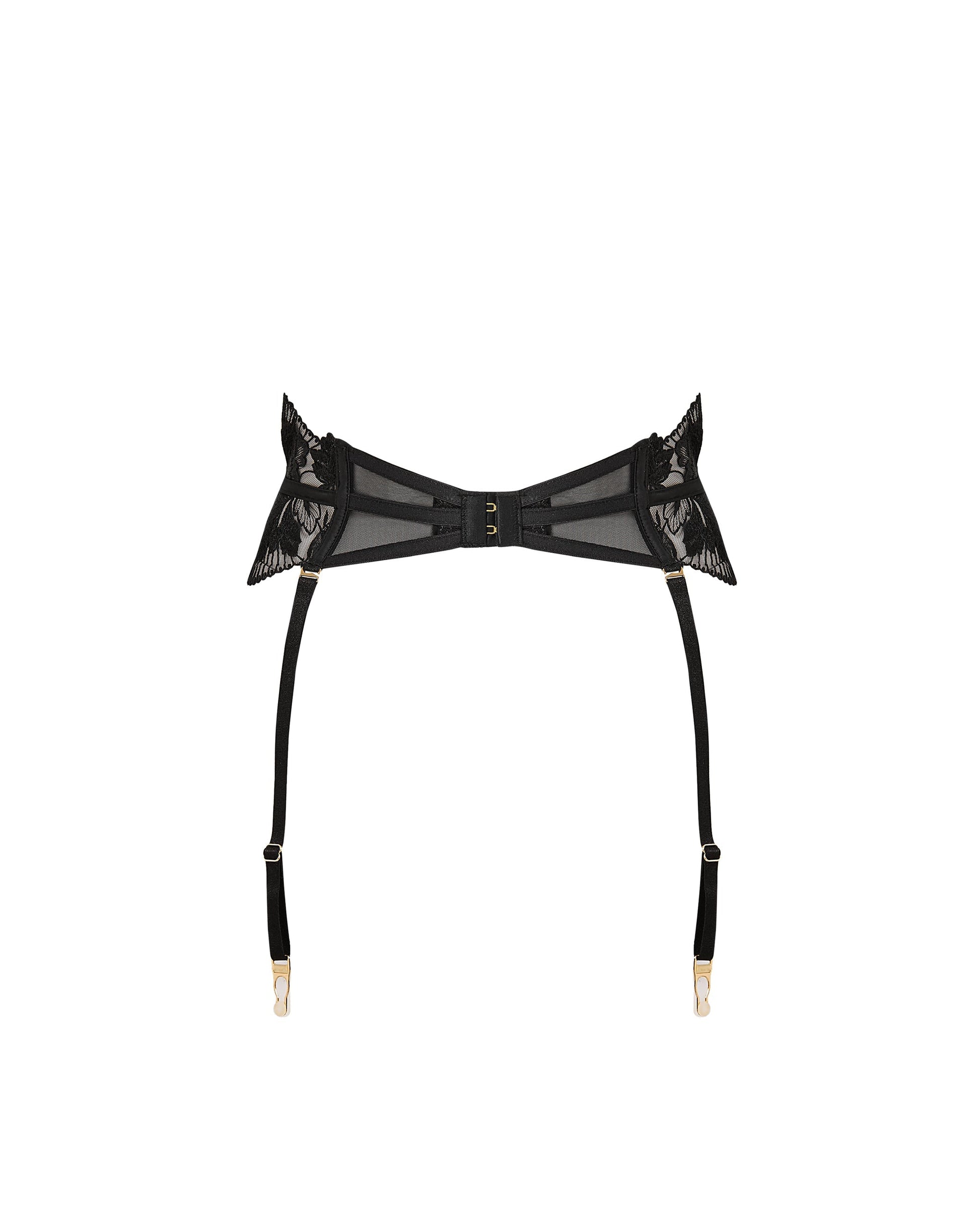  Gabriella Waspie Suspender (with Detachable Suspenders) Black
