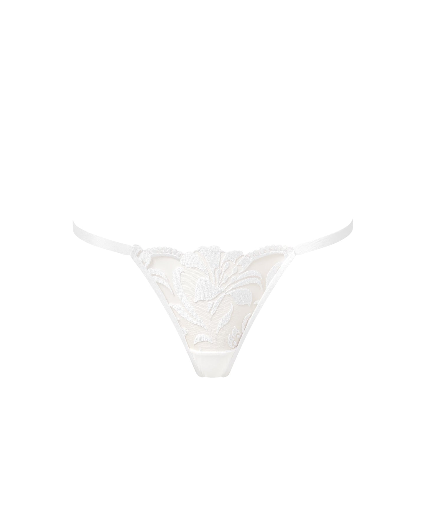  Leonora Thong White/Sheer