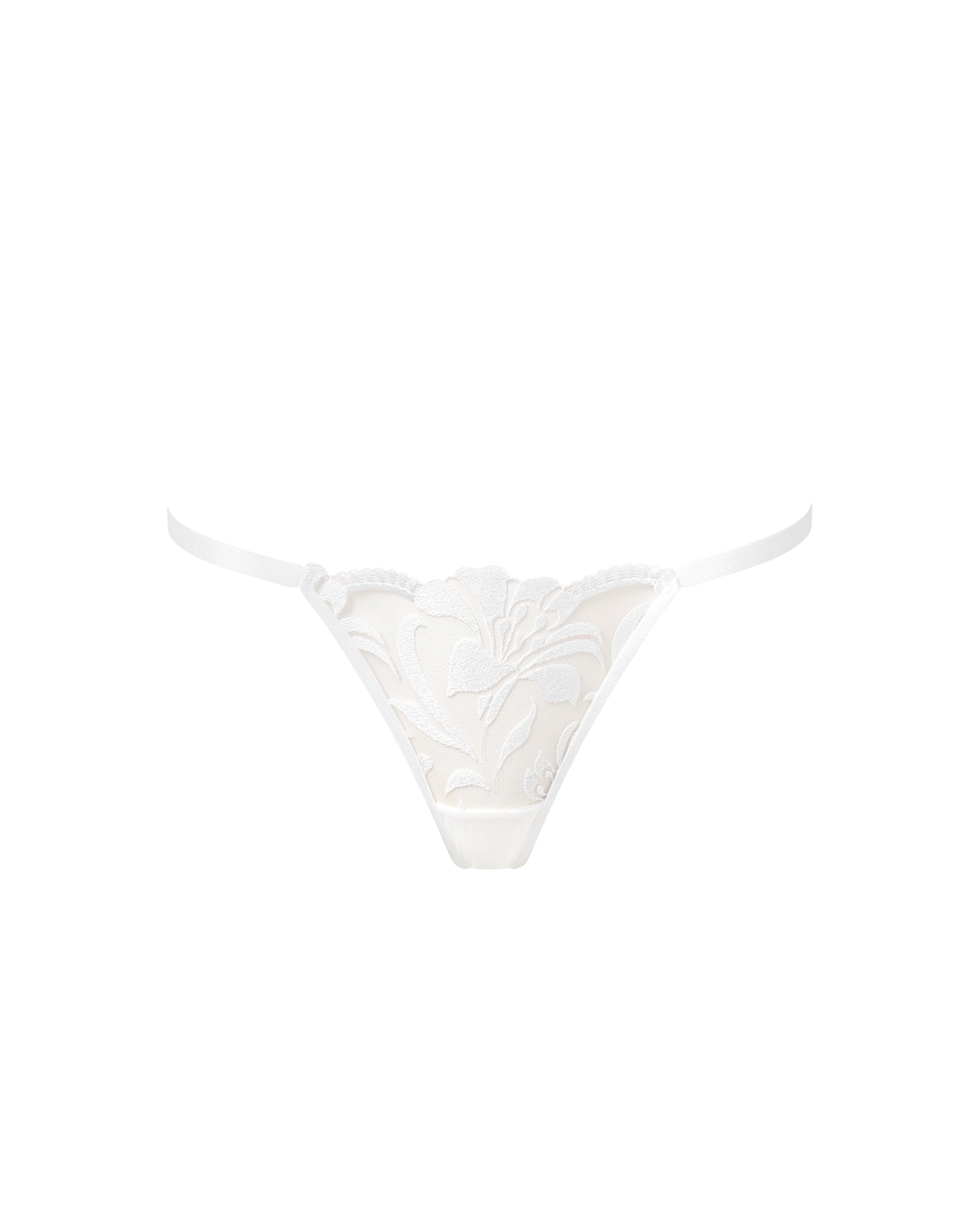  Leonora Thong White/Sheer