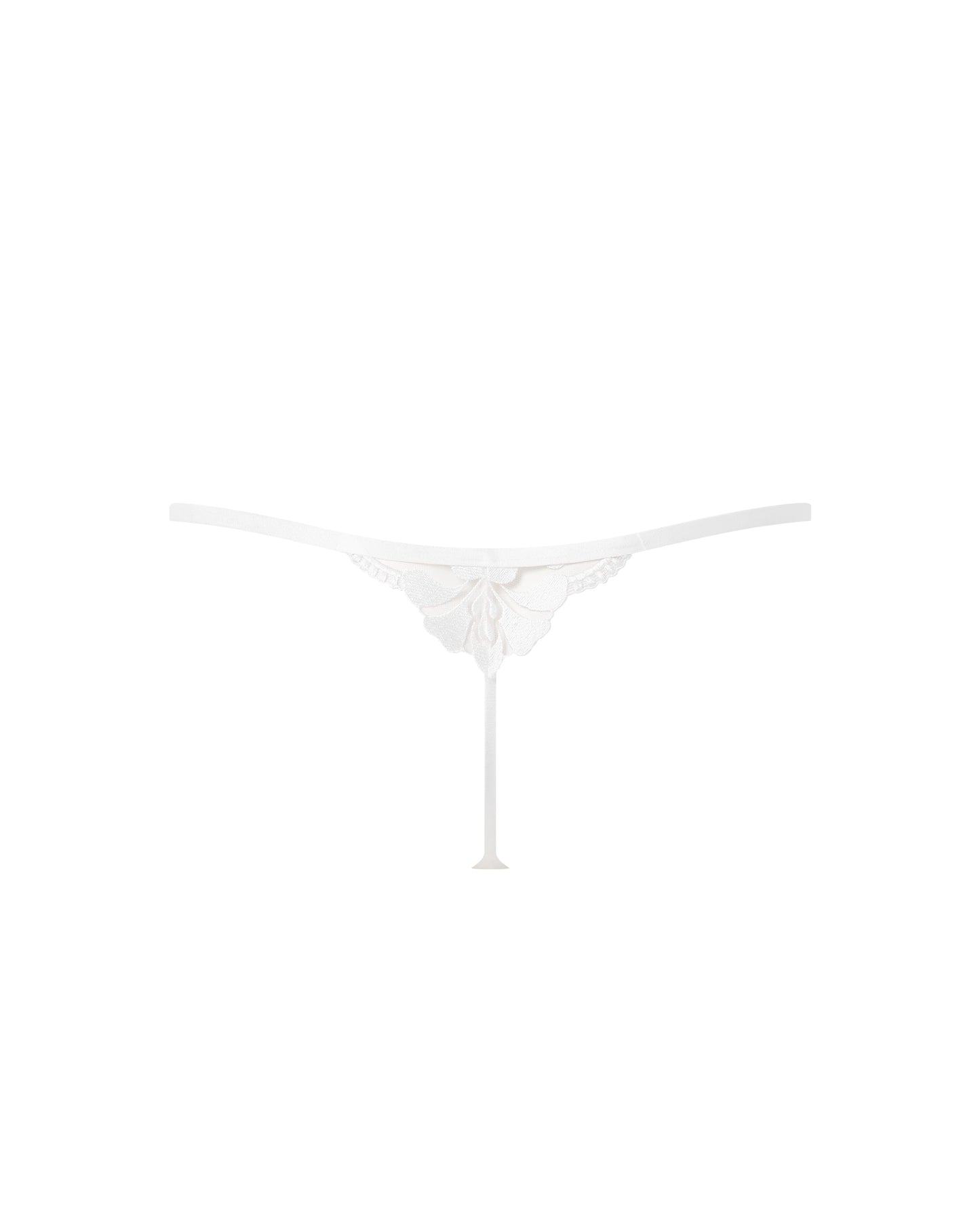  Leonora Thong White/Sheer
