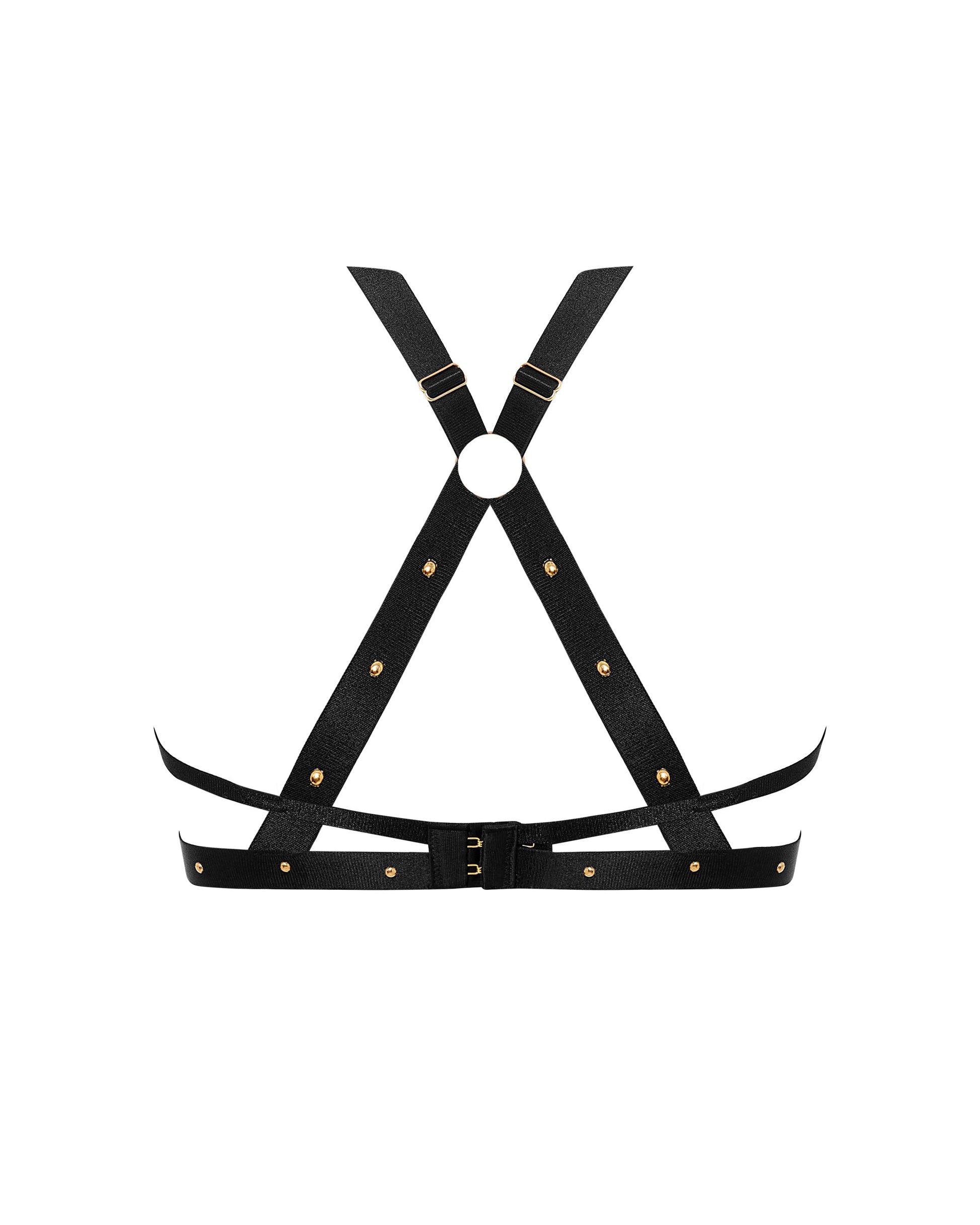  Sana Open Strappy Bra Black