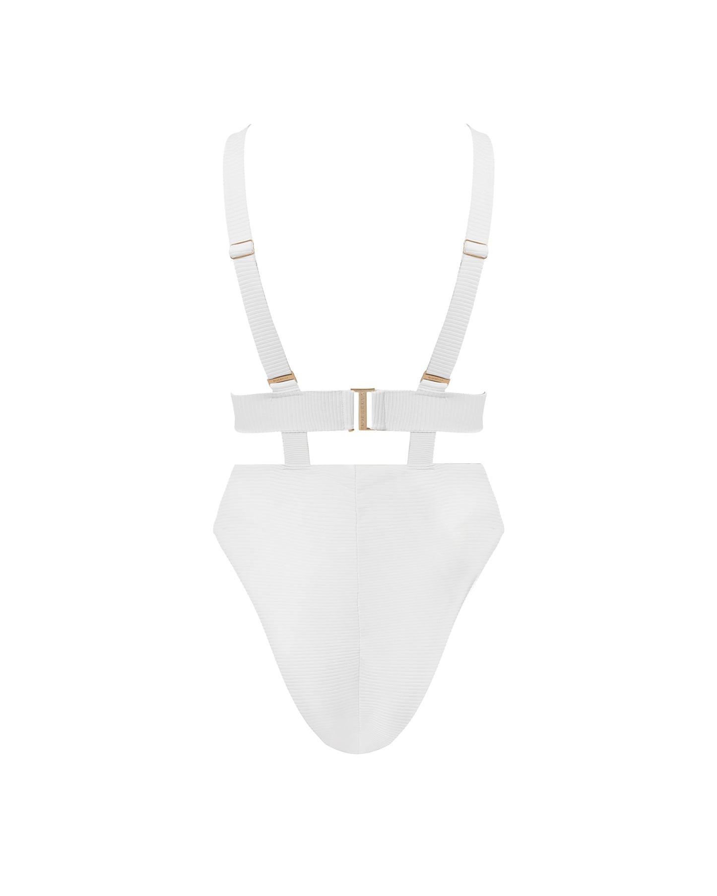  Lucerne Plunge Swimsuit White