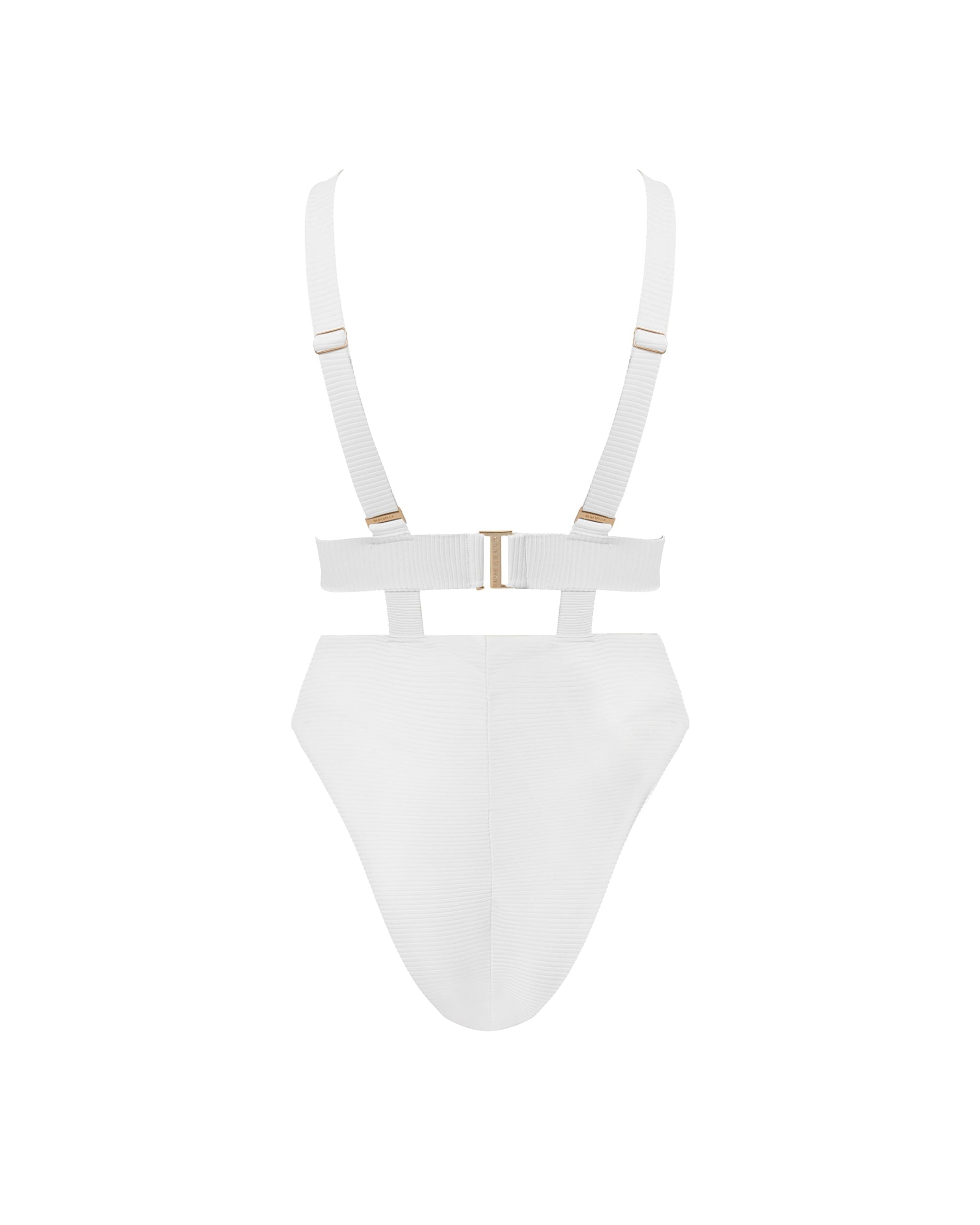  Lucerne Plunge Swimsuit White
