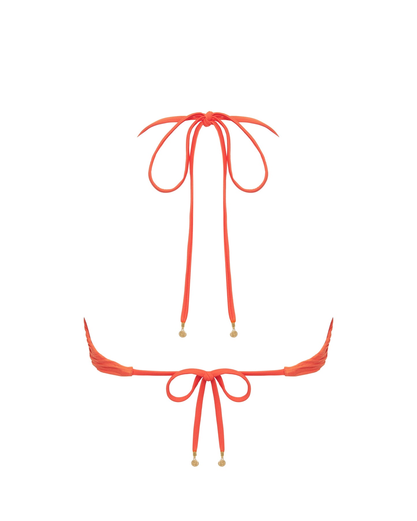  Orta Triangle Bikini Top Hot Coral