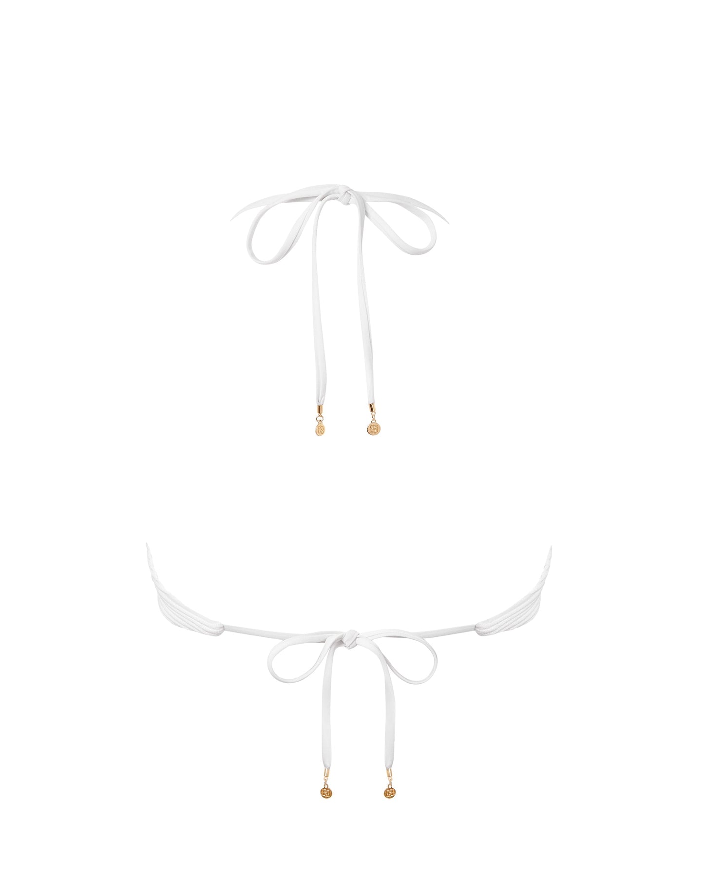  Orta Triangle Bikini Top White