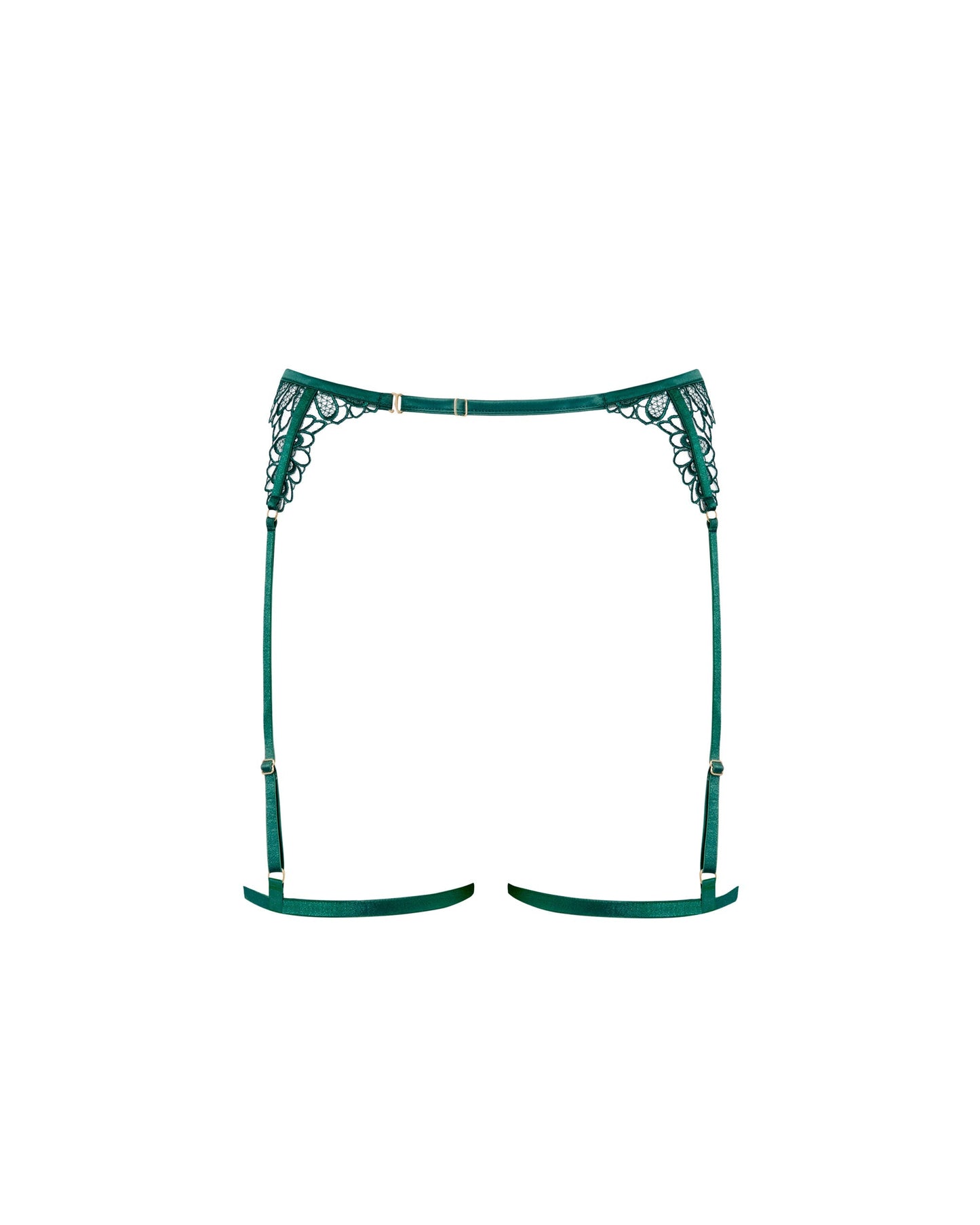  Amaris Garter Belt Thigh Harness Green