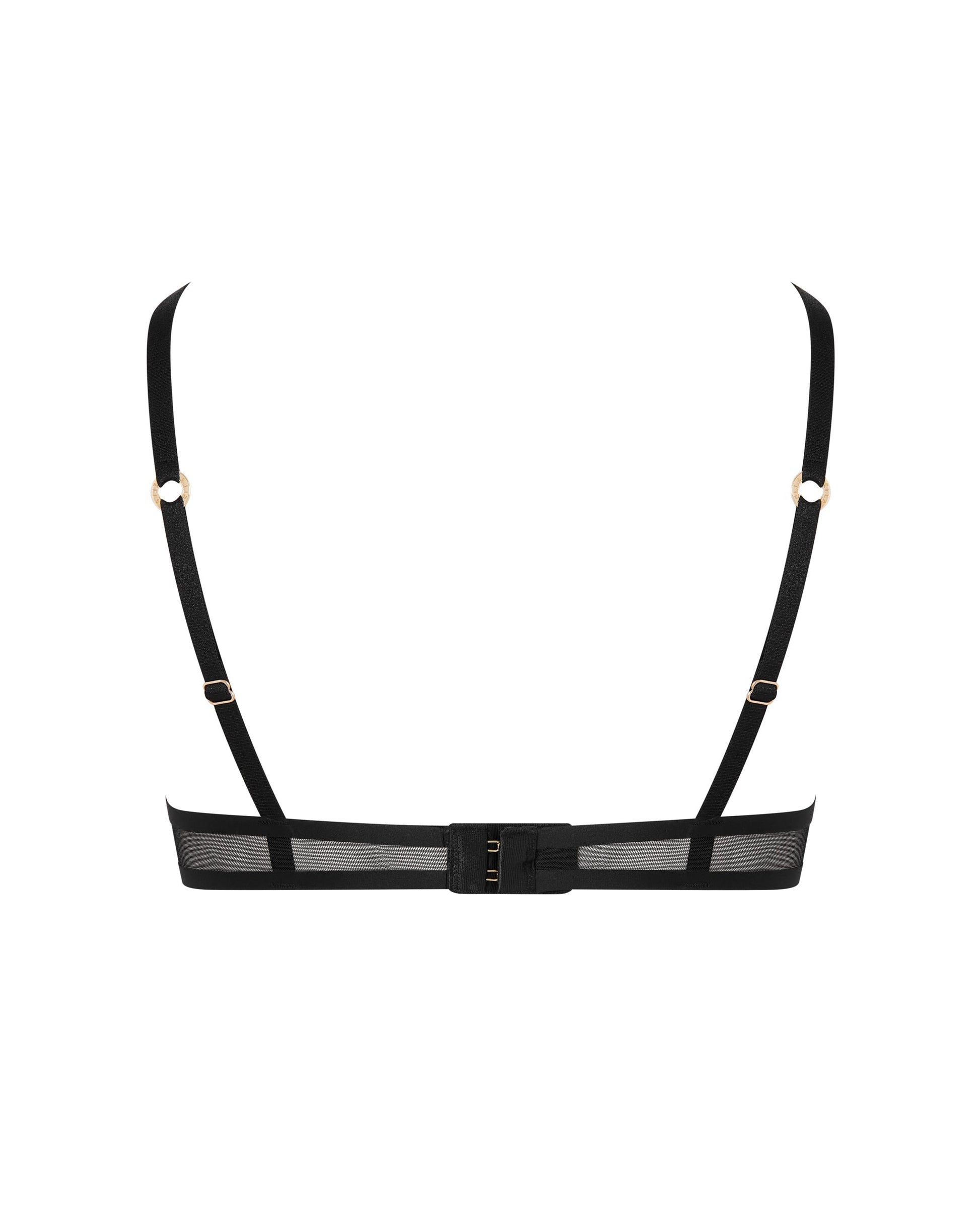  Naomi Molded Mesh Bra Black