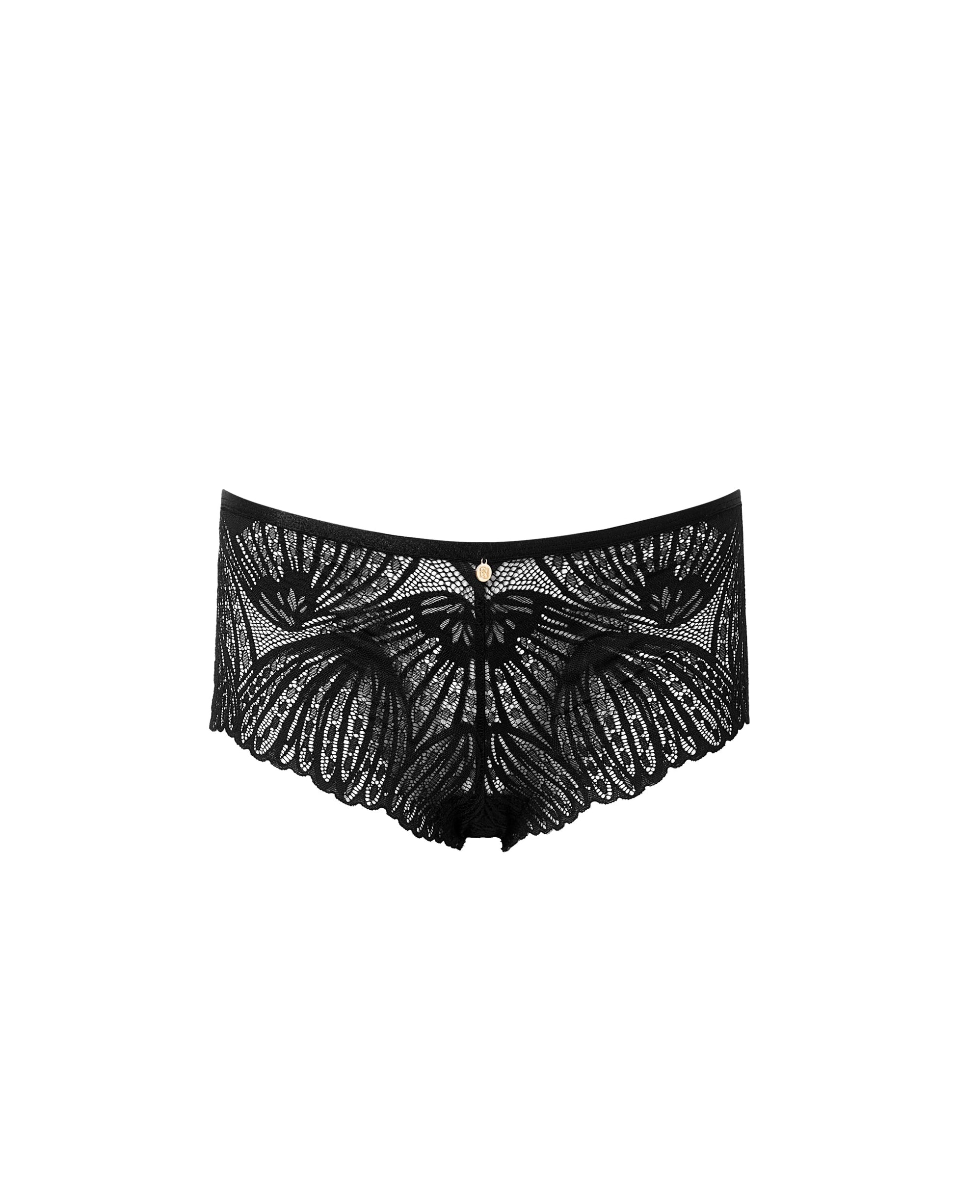  Peyton Lace Boy Short Black