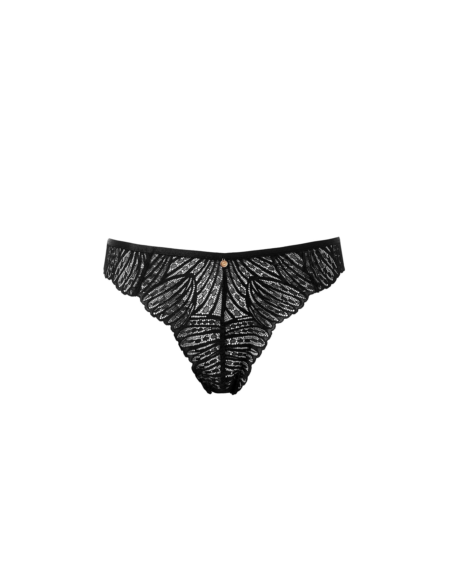  Peyton Lace Thong Black
