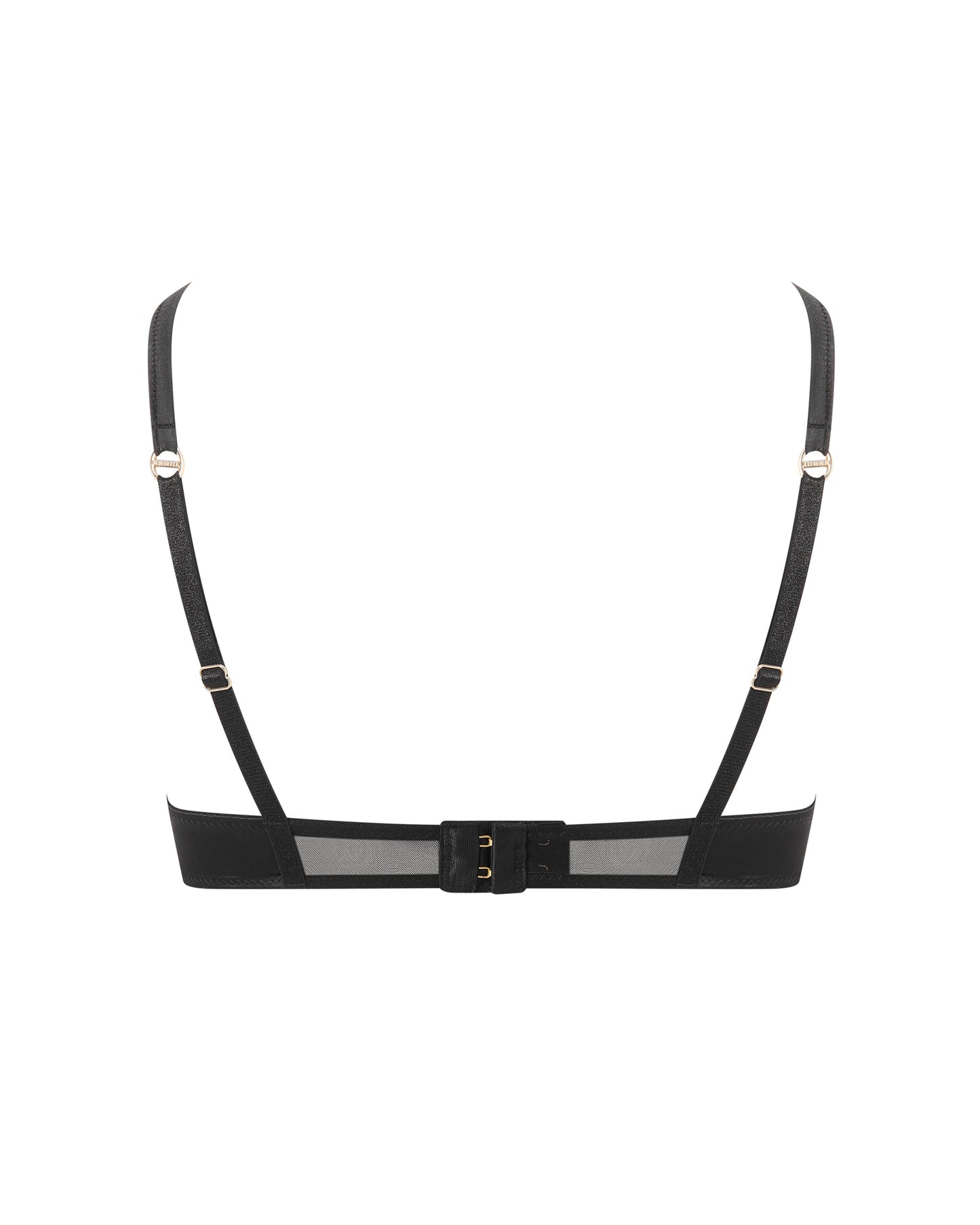  Verona Satin Push Up Bra Black