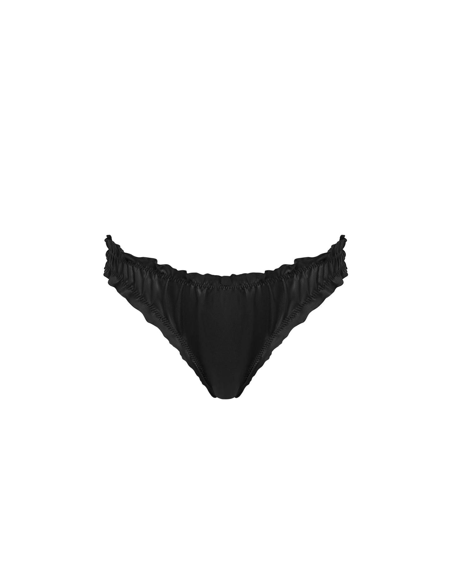  Verona Satin Gifting Thong Black
