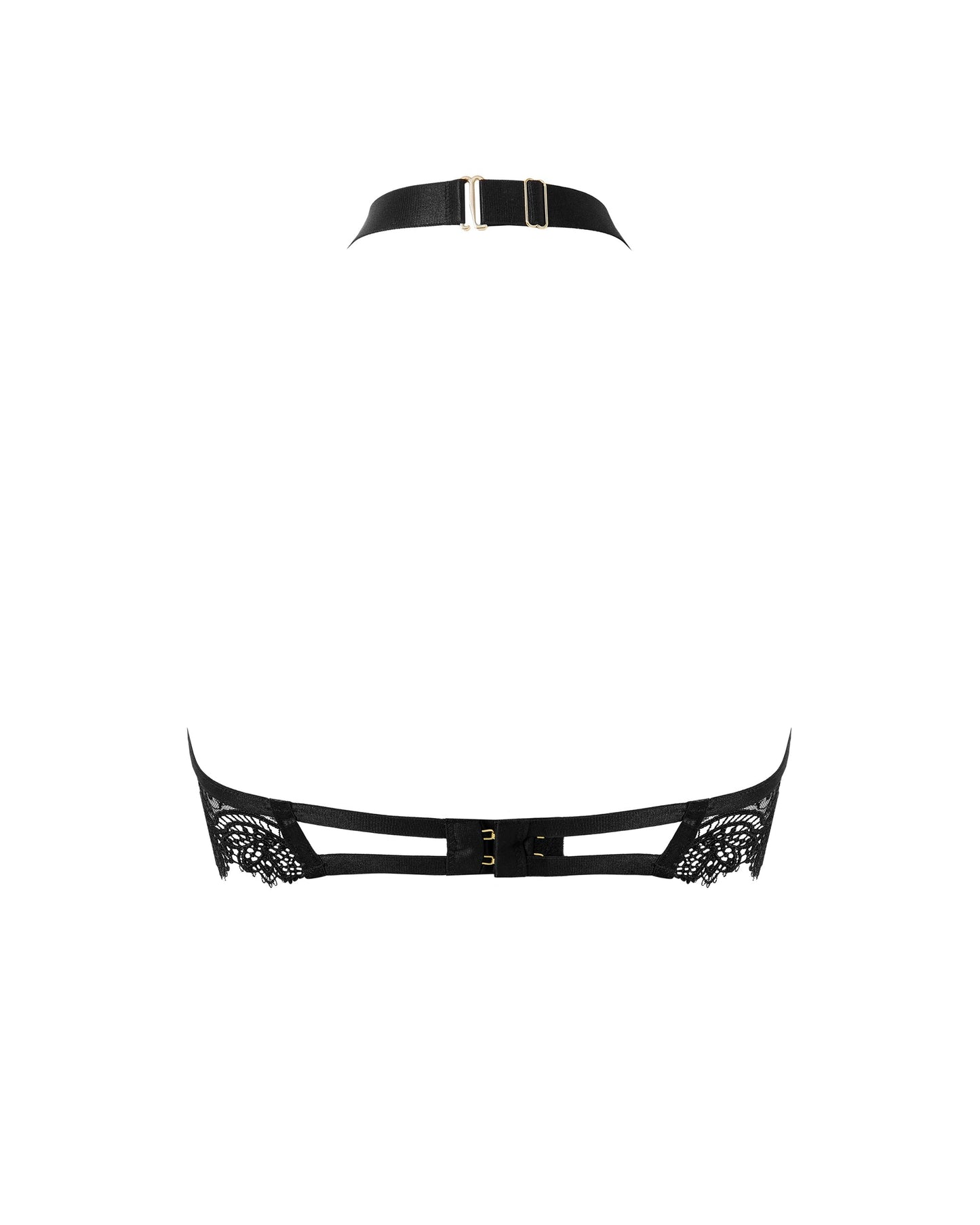  Arella Open Harness Bra Black