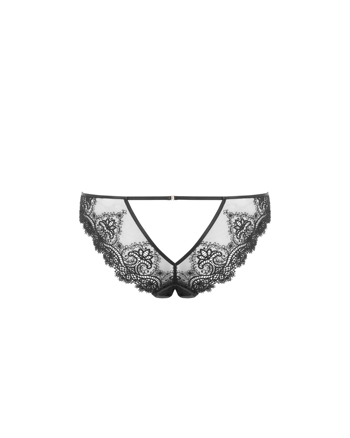  Arella Open Panty Black