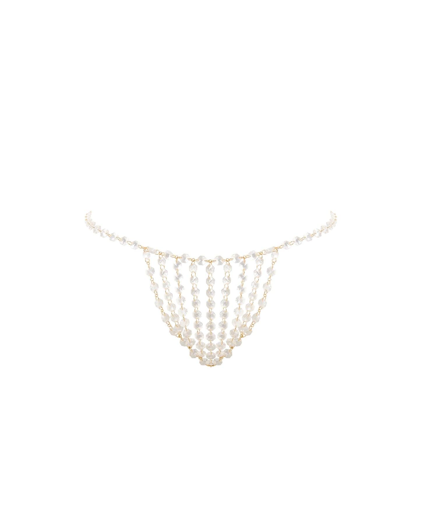 Crystal Thong Clear