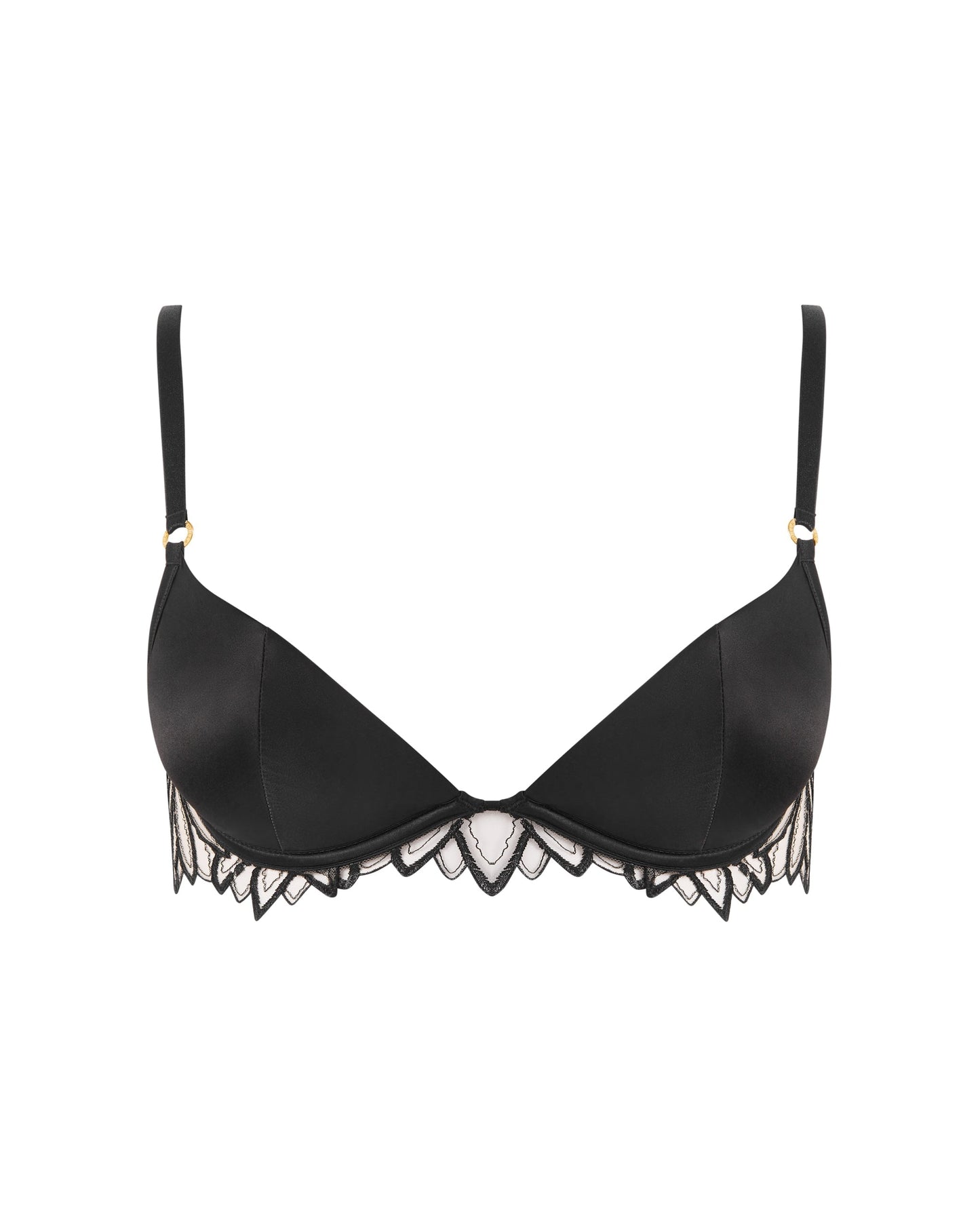  Pavlina Molded Push Up Bra Black